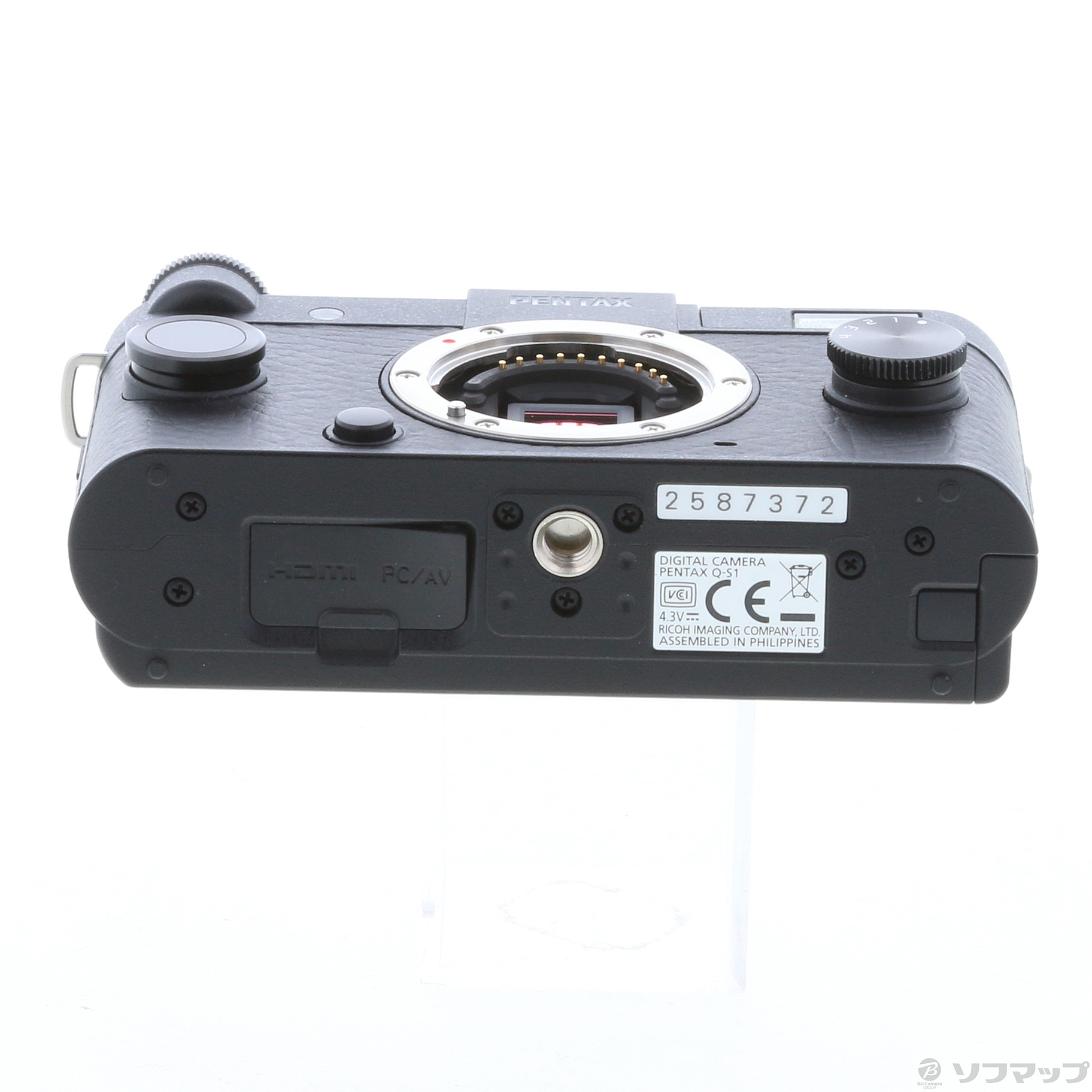 中古】PENTAX Q-S1ブラック ボディ (1240万画素／SDXC) [2133033840836 