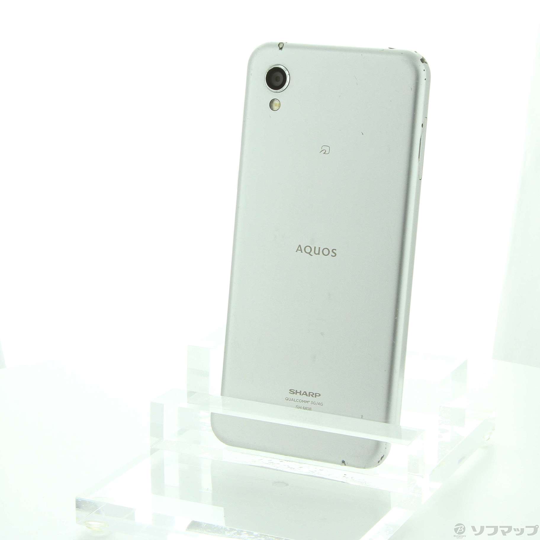 中古】AQUOS sense2 32GB ホワイトシルバー SH-M08 SIMフリー