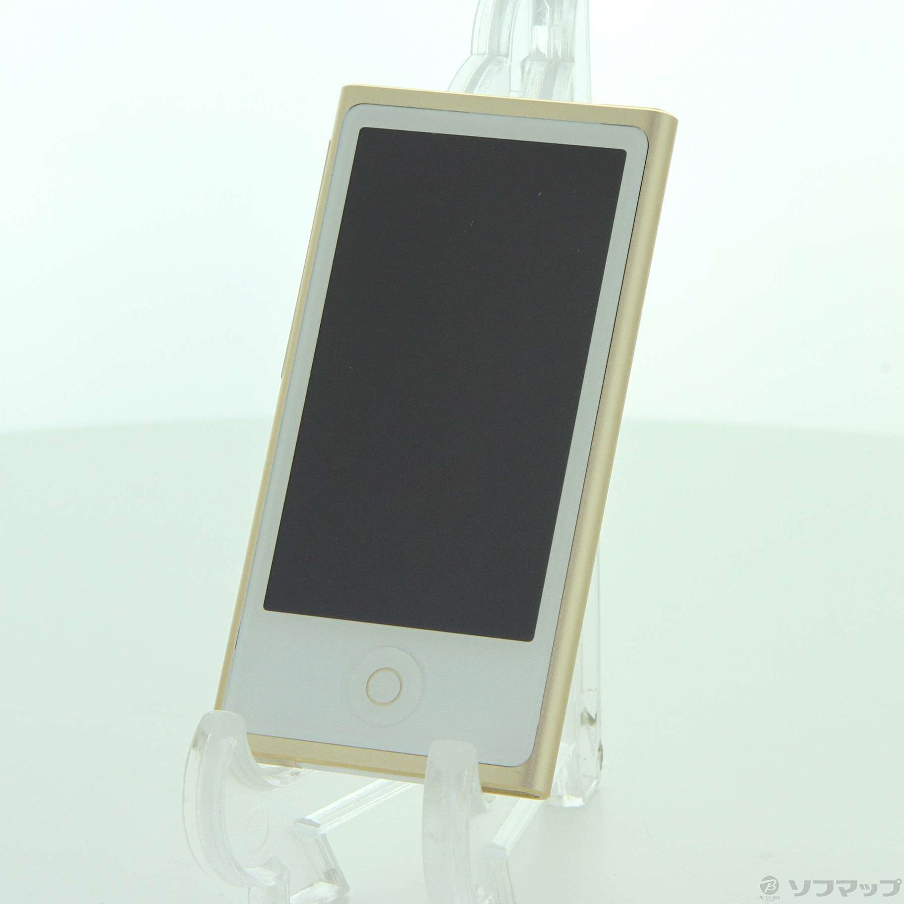 中古】iPod nano第7世代 メモリ16GB ゴールド MKMX2J／A ...