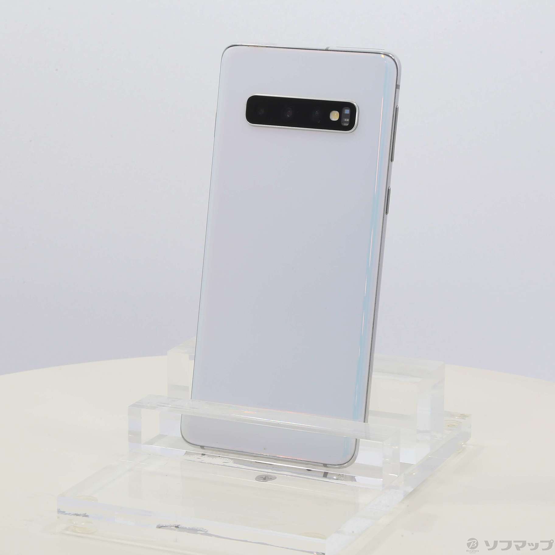 中古】GALAXY S10 128GB プリズムホワイト SCV41 auロック解除SIM