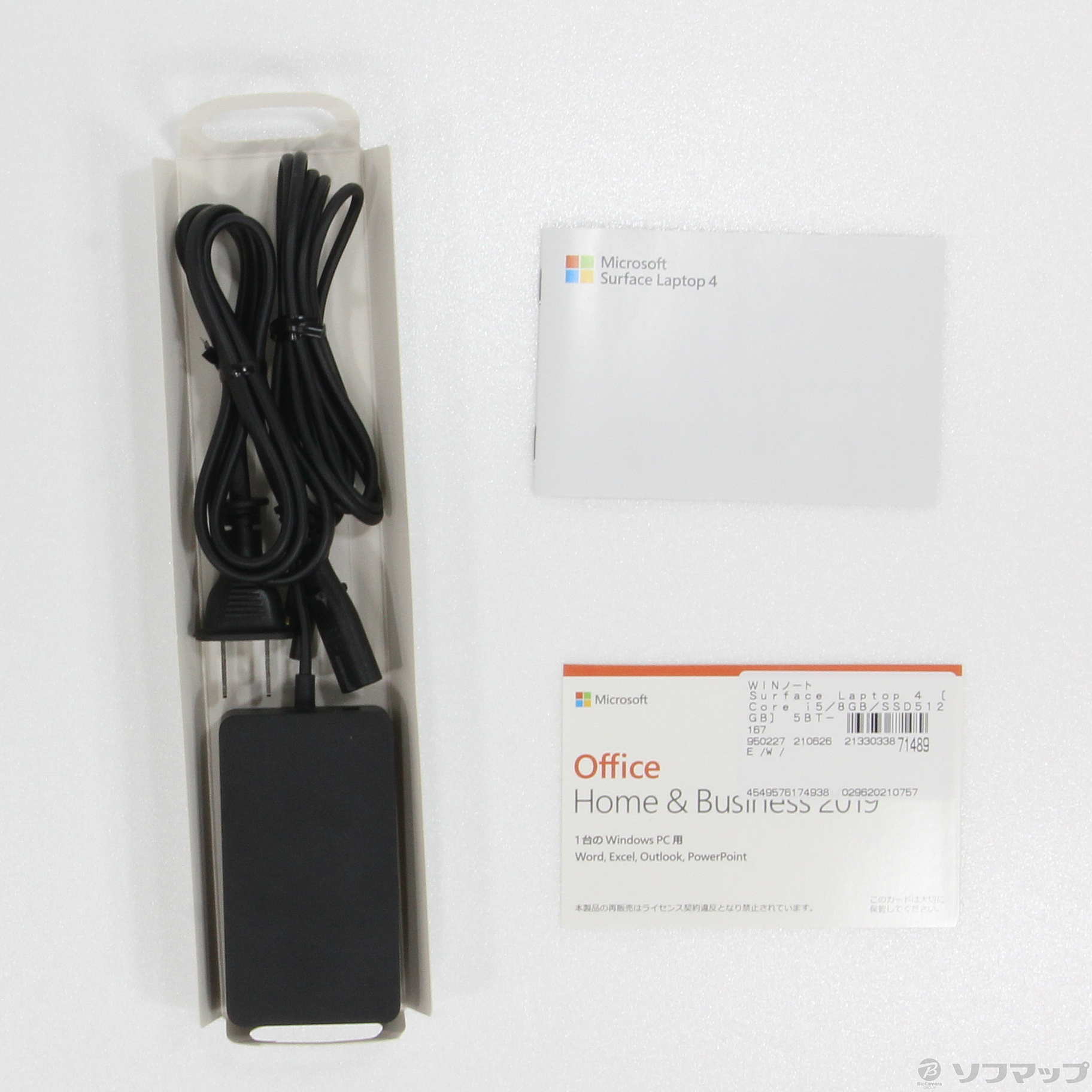 Microsoft Surface Laptop 付属品有り 中古】Surface Laptop 4 〔Core i5／8GB／SSD512GB〕 5BT-00050