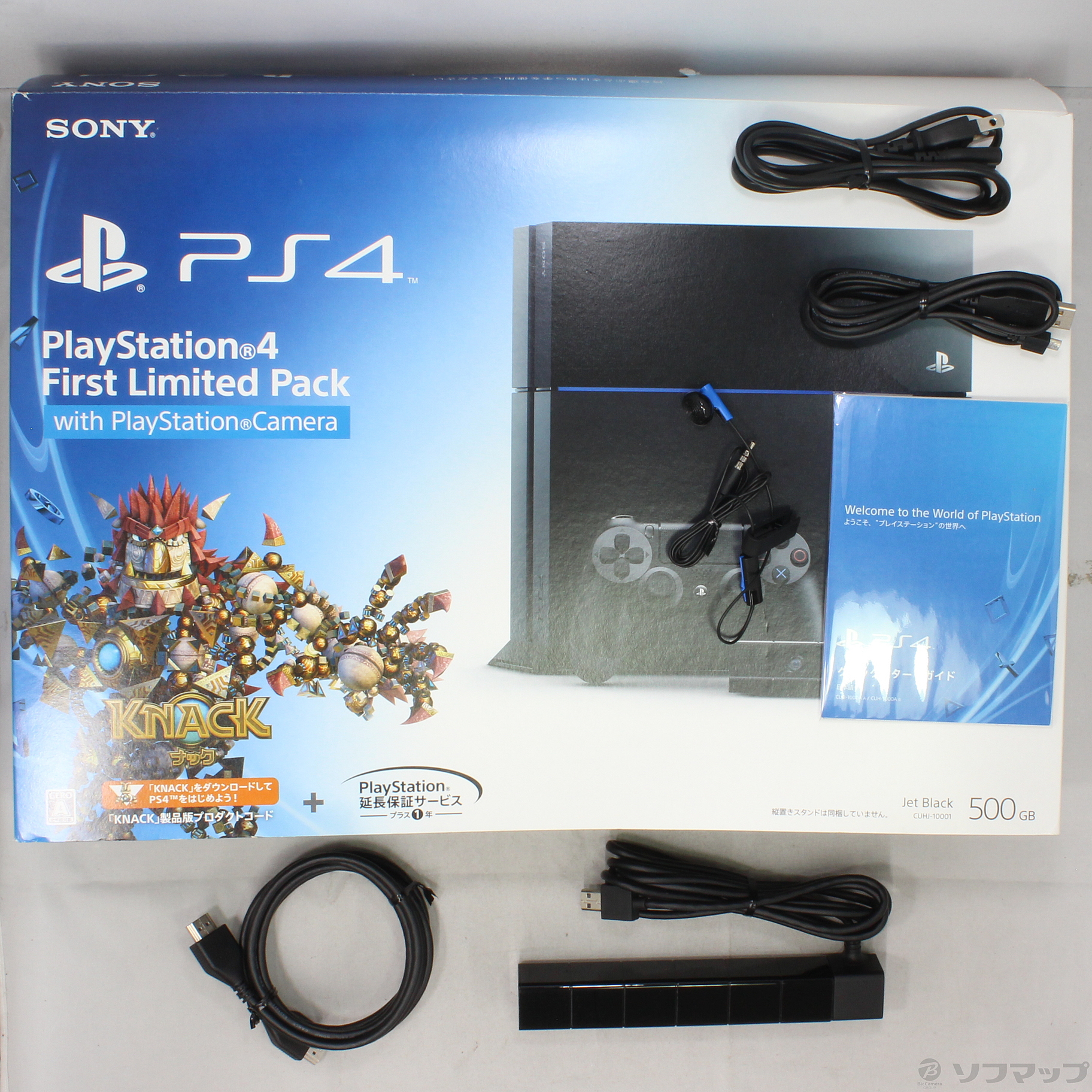 中古】PlayStation 4 First Limited Pack with PlayStation Camera CUHJ-10001  [2133033934016] - リコレ！|ビックカメラグループ ソフマップの中古通販サイト