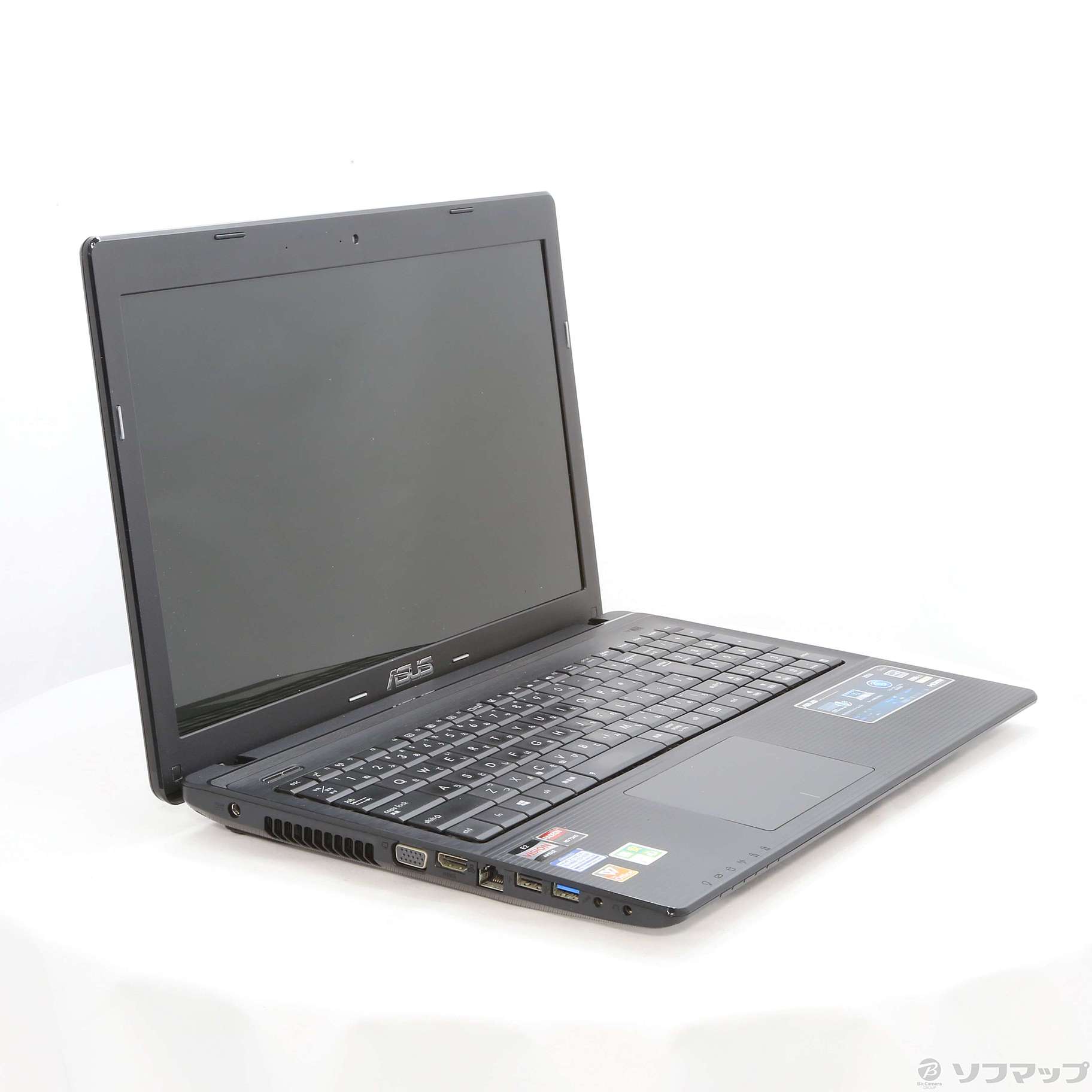 中古】格安安心パソコン X55U X55U-SX038HS ブラック ※バッテリー完全 