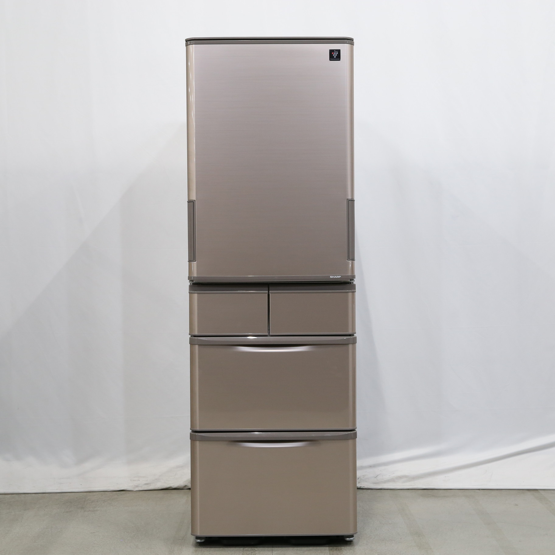 中古】〔展示品〕冷蔵庫 シャインブラウン系 SJ-X414H-T ［左右開き  