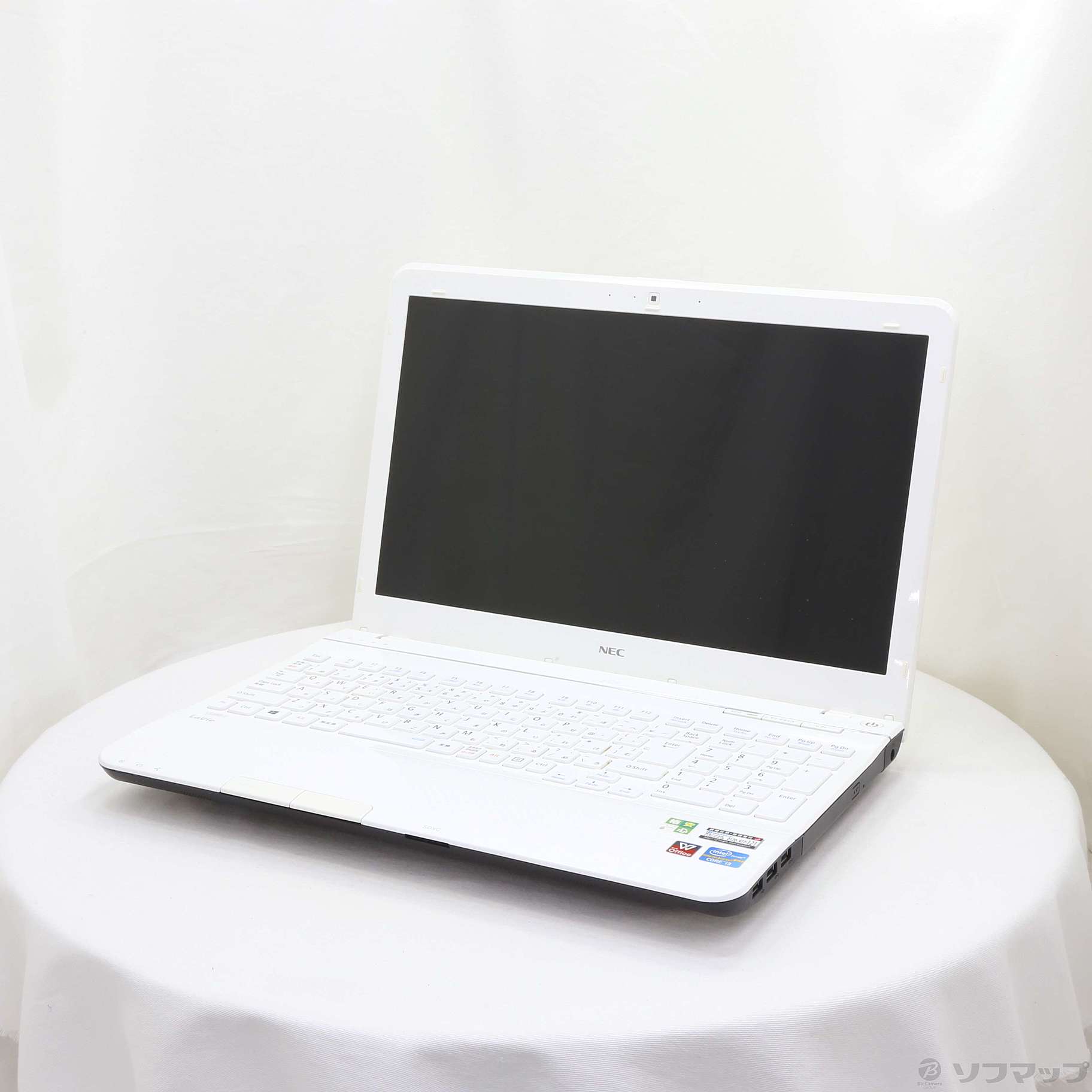 中古】格安安心パソコン LaVie S LS450／JS1YW PC-LS450JS1YW クロスホワイト [2133033975873] -  リコレ！|ビックカメラグループ ソフマップの中古通販サイト