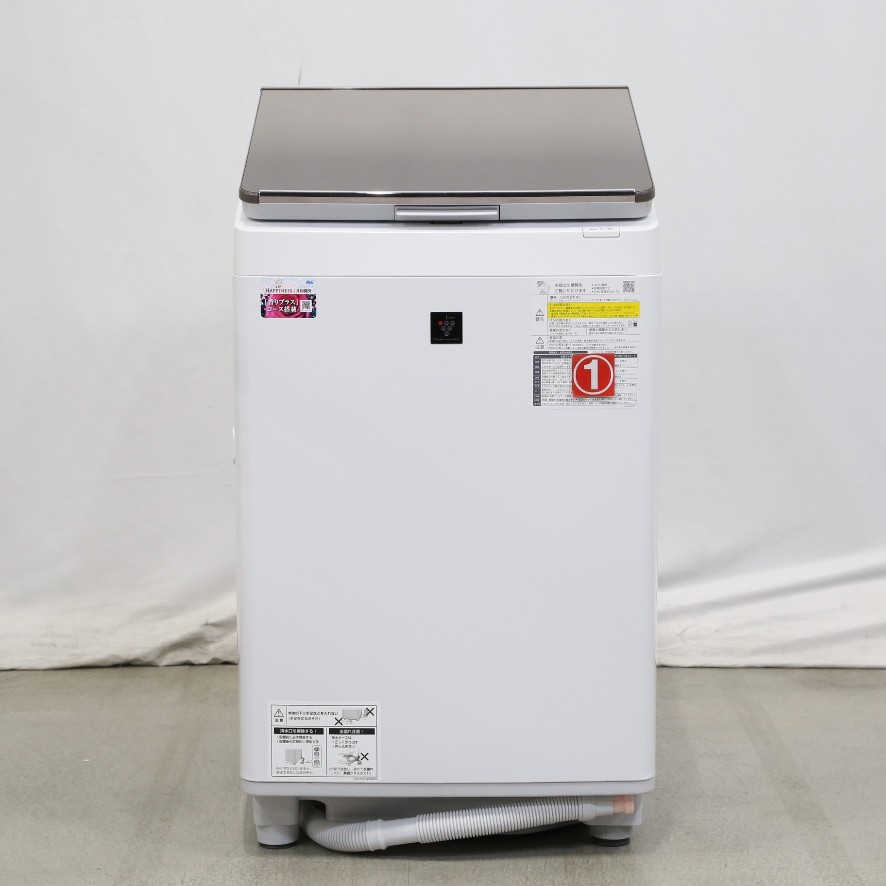 中古】〔展示品〕 縦型洗濯乾燥機 ES-PW10E-T ブラウン系 [洗濯10.0kg 