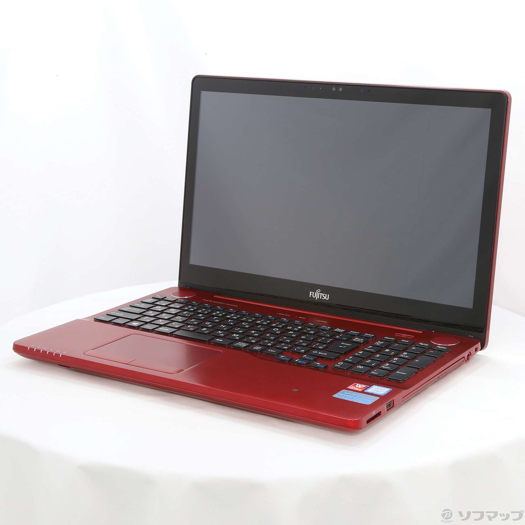 中古】LIFEBOOK AH77／B1 FMVA77B1RG ルビーレッド 〔Windows 10 