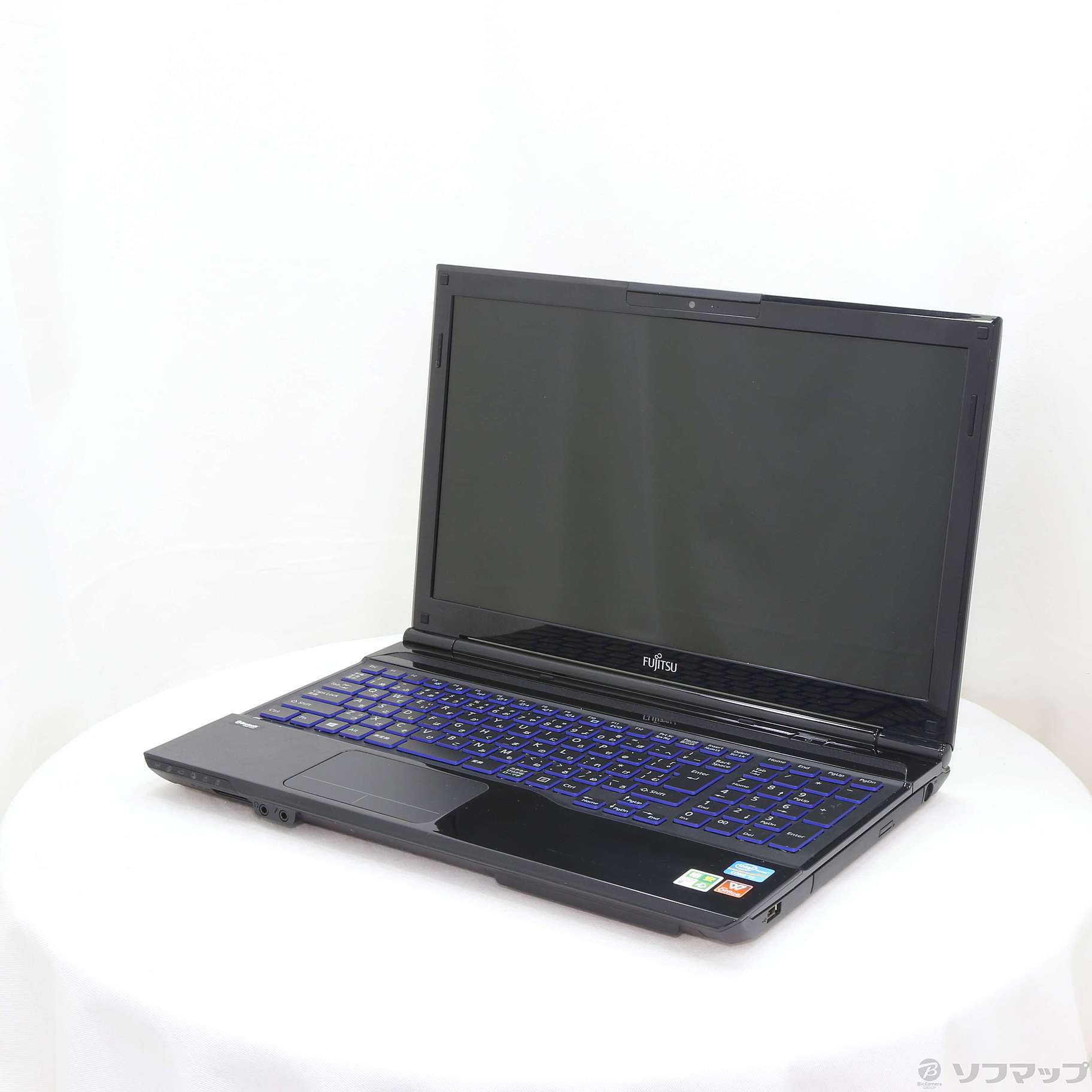 格安安心パソコン LIFEBOOK AH56／J FMVA56JB シャイニーブラック