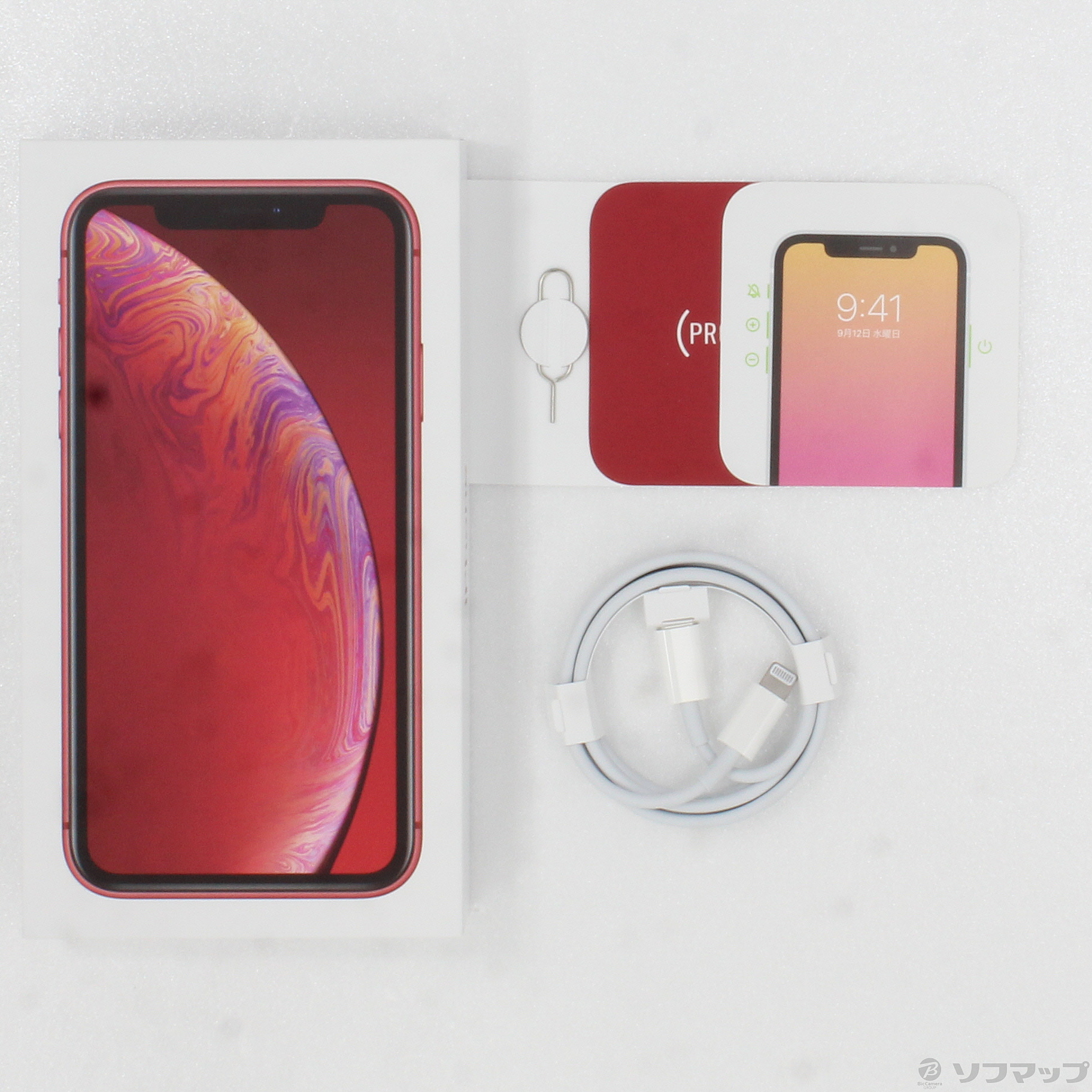 中古】iPhoneXR 128GB プロダクトレッド MH7V3J／A SIMフリー