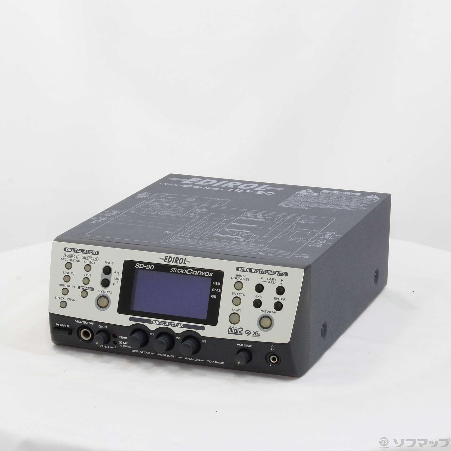 △6273 現状品 器材 音源モジュール Roland SD-90 ローランド 本体のみ