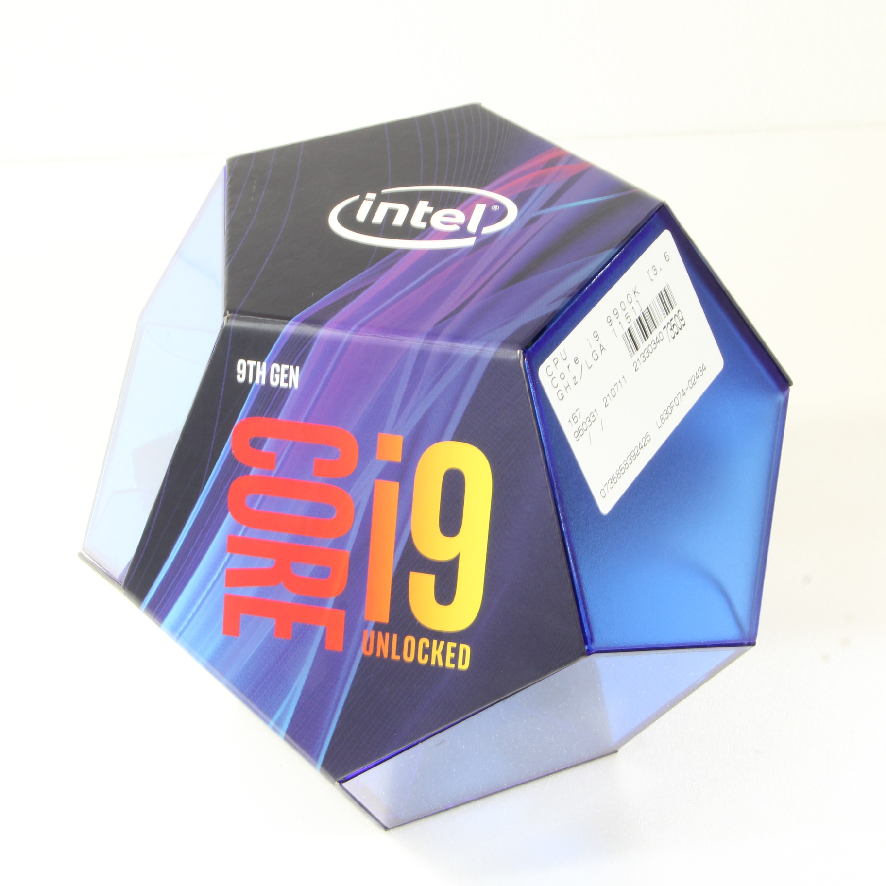インテル intel i9 9900K 箱のみ