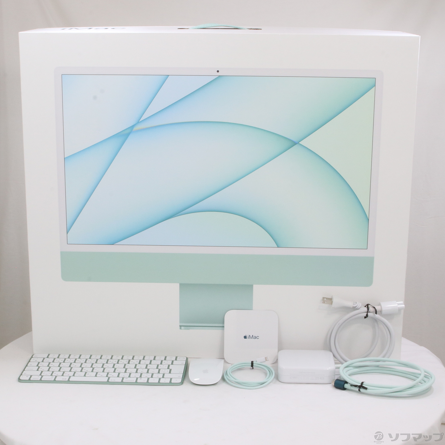 中古】iMac 24-inch Mid 2021 MGPH3J／A Apple M1 8コアCPU_8コアGPU