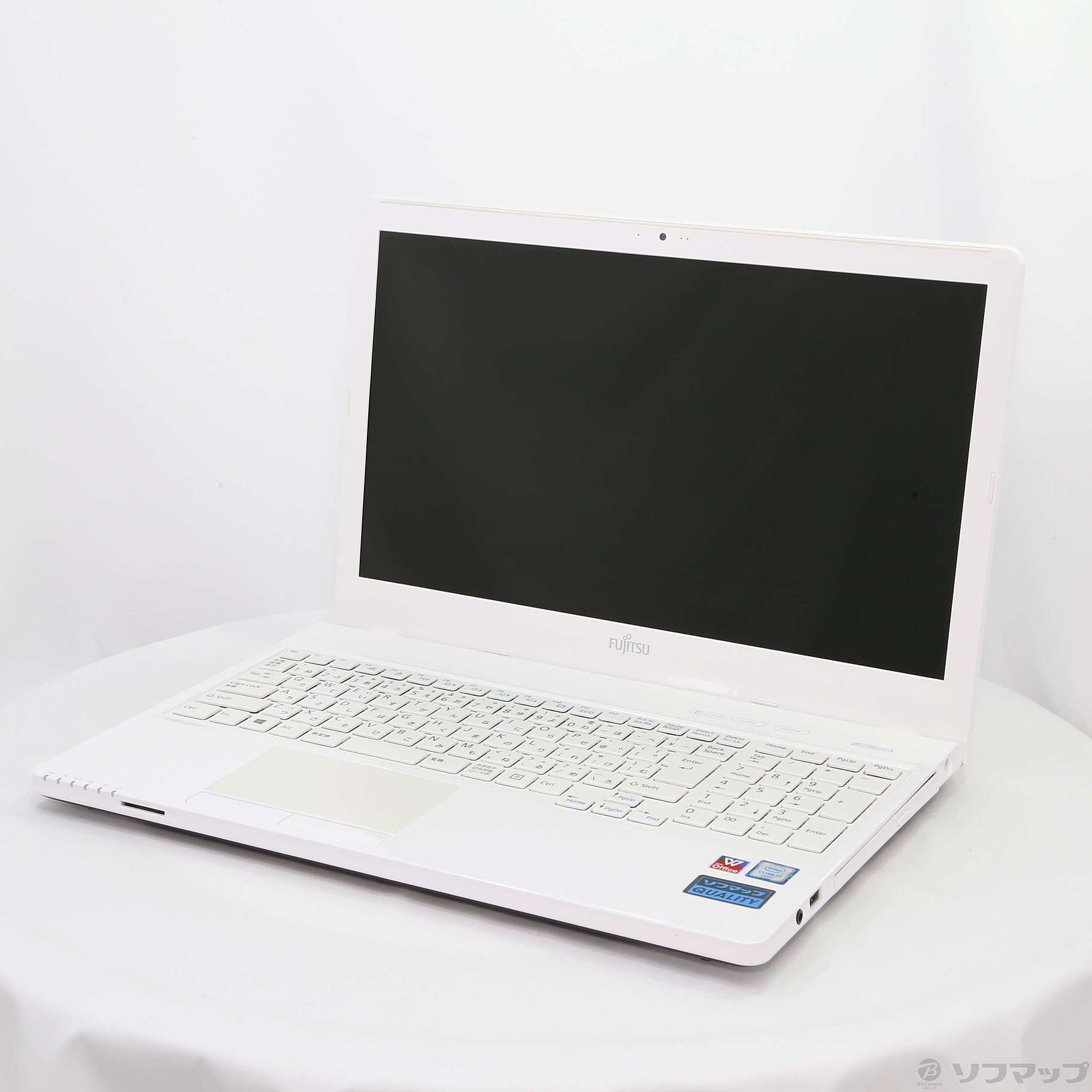 【富士通】AH47 i7 新品SSD256GB 8GB ホワイトノートPC