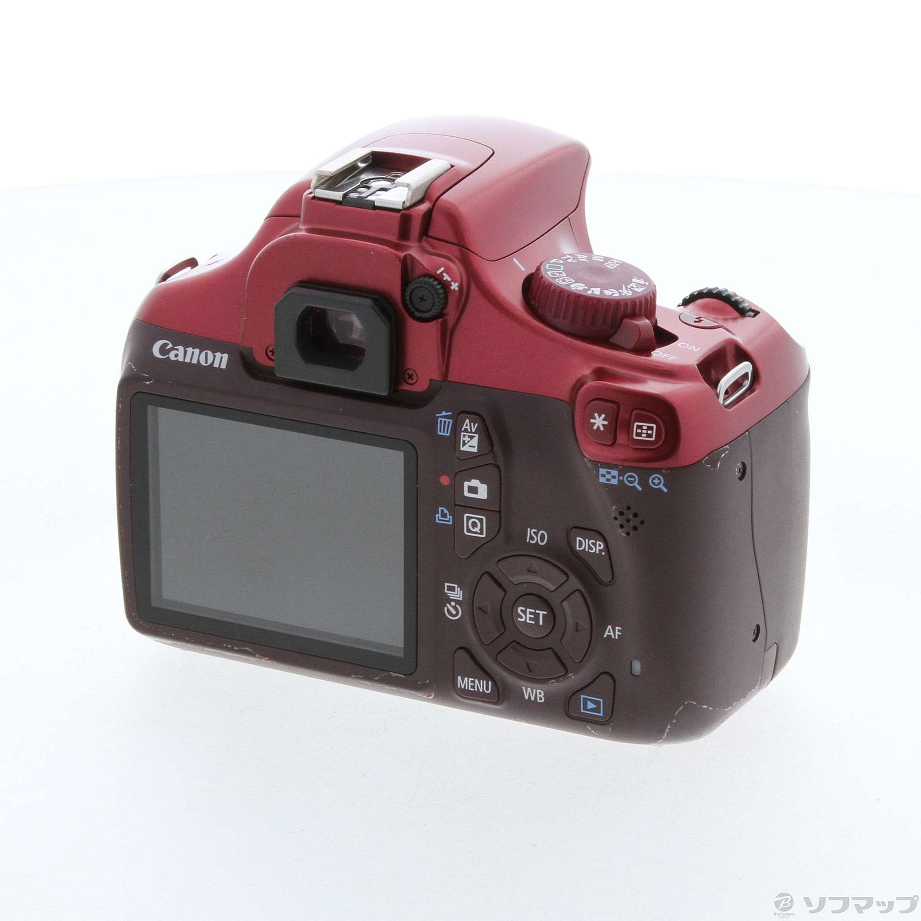 EOS KISS X50 動作品　ボディ　赤