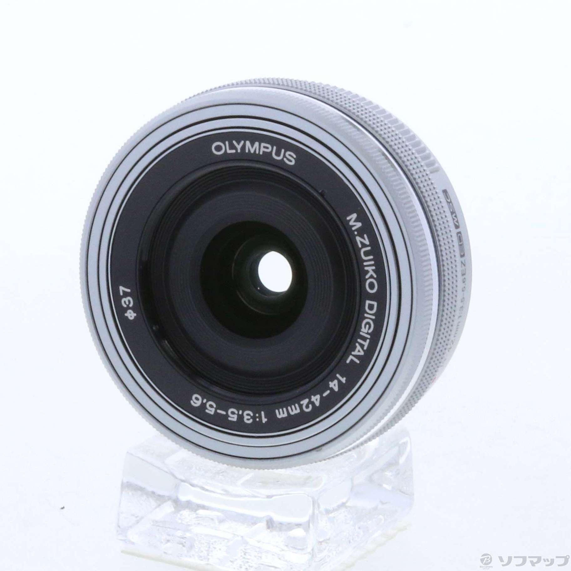 中古】M.ZUIKO DIGITAL ED 14-42mm F3.5-5.6 EZ (シルバー) (μ4／3