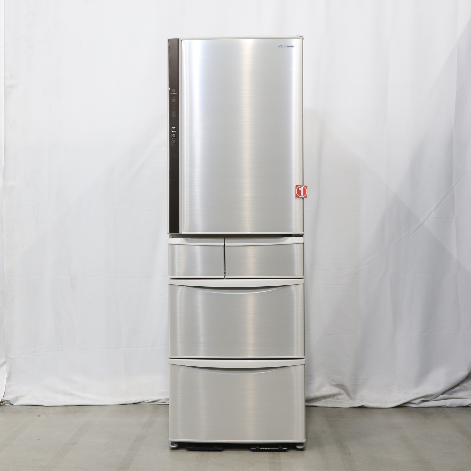 愛品倶楽部柏店】パナソニック 2021年製 406L 5ドア冷凍冷蔵庫 NR-E416V-N