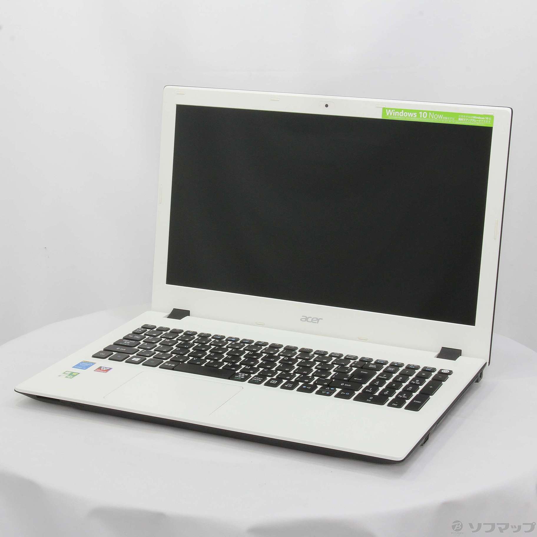 中古】格安安心パソコン Aspire E5 E5-573-N54G／W コットンホワイト