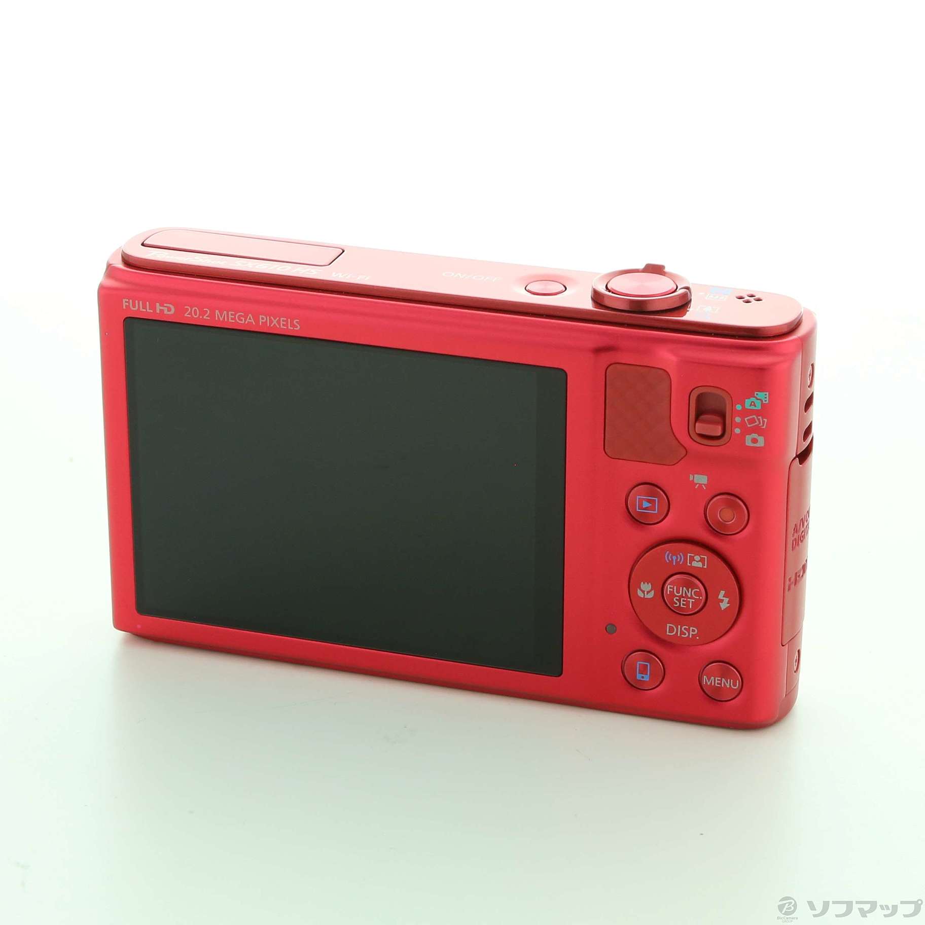 中古】PowerShot SX610 HS (RD) (2020万画素／18倍／レッド／SDXC 