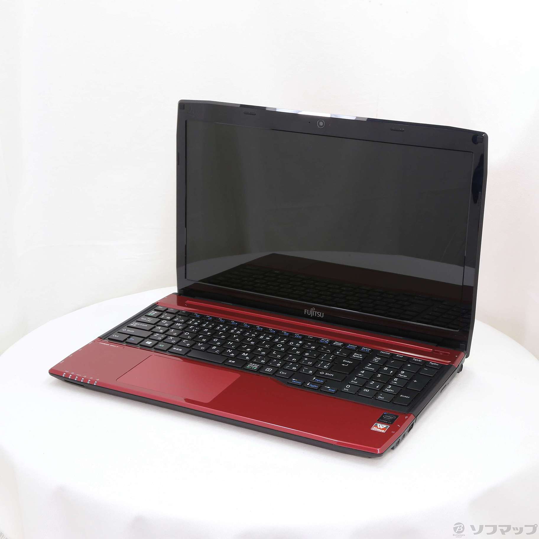 格安安心パソコン LIFEBOOK AH45／T FMVA45TRP ルビーレッド