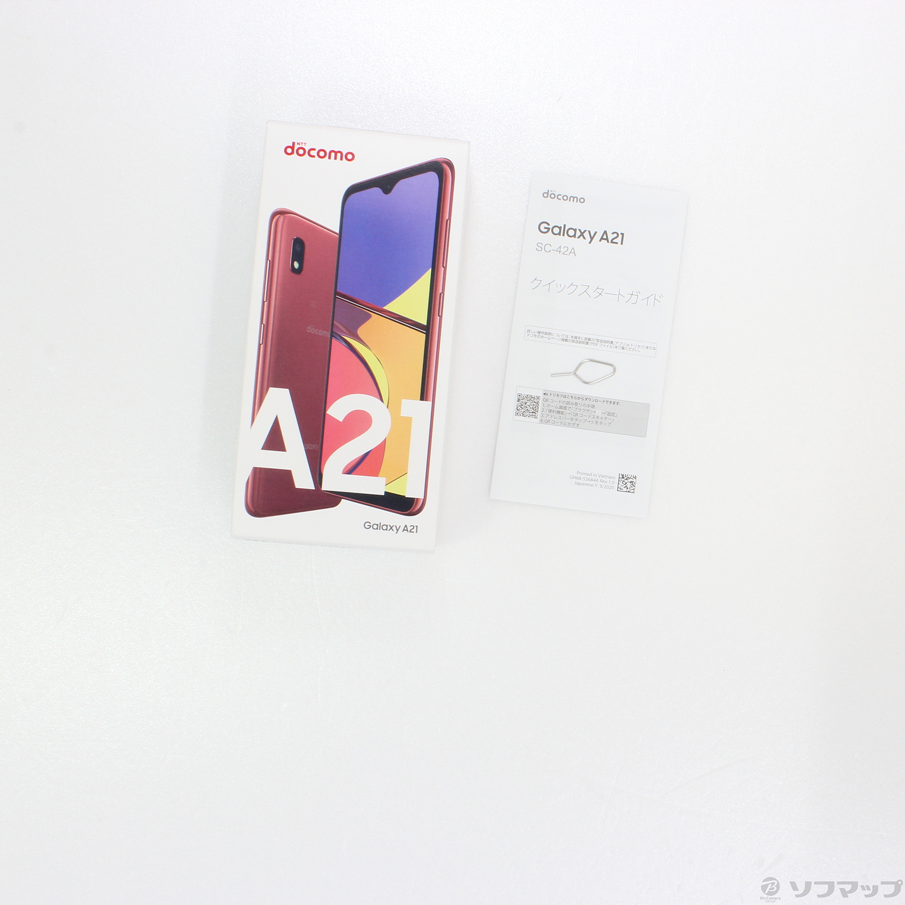 GALAXY A21 64GB レッド SC-42A docomoロック解除SIMフリー ◇08/23(月)値下げ！