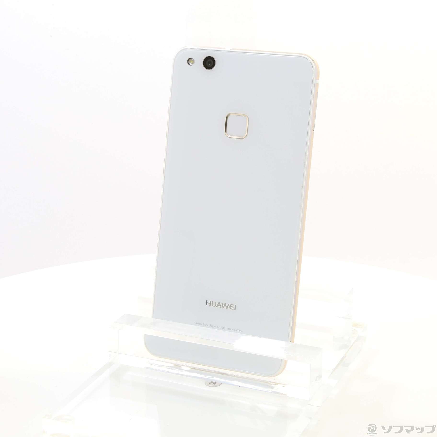 中古】HUAWEI P10 lite 32GB パールホワイト WAS-LX2J SIMフリー ◇10