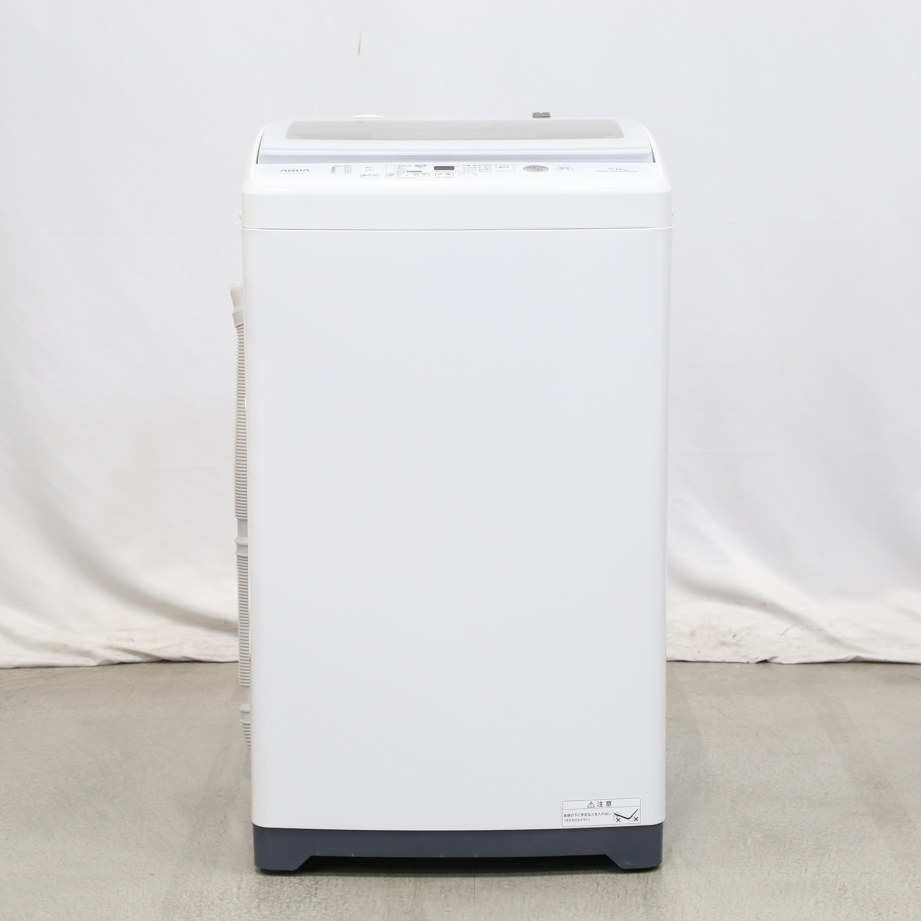 中古】〔展示品〕全自動洗濯機 GVシリーズ ホワイト AQW-GV70J-W
