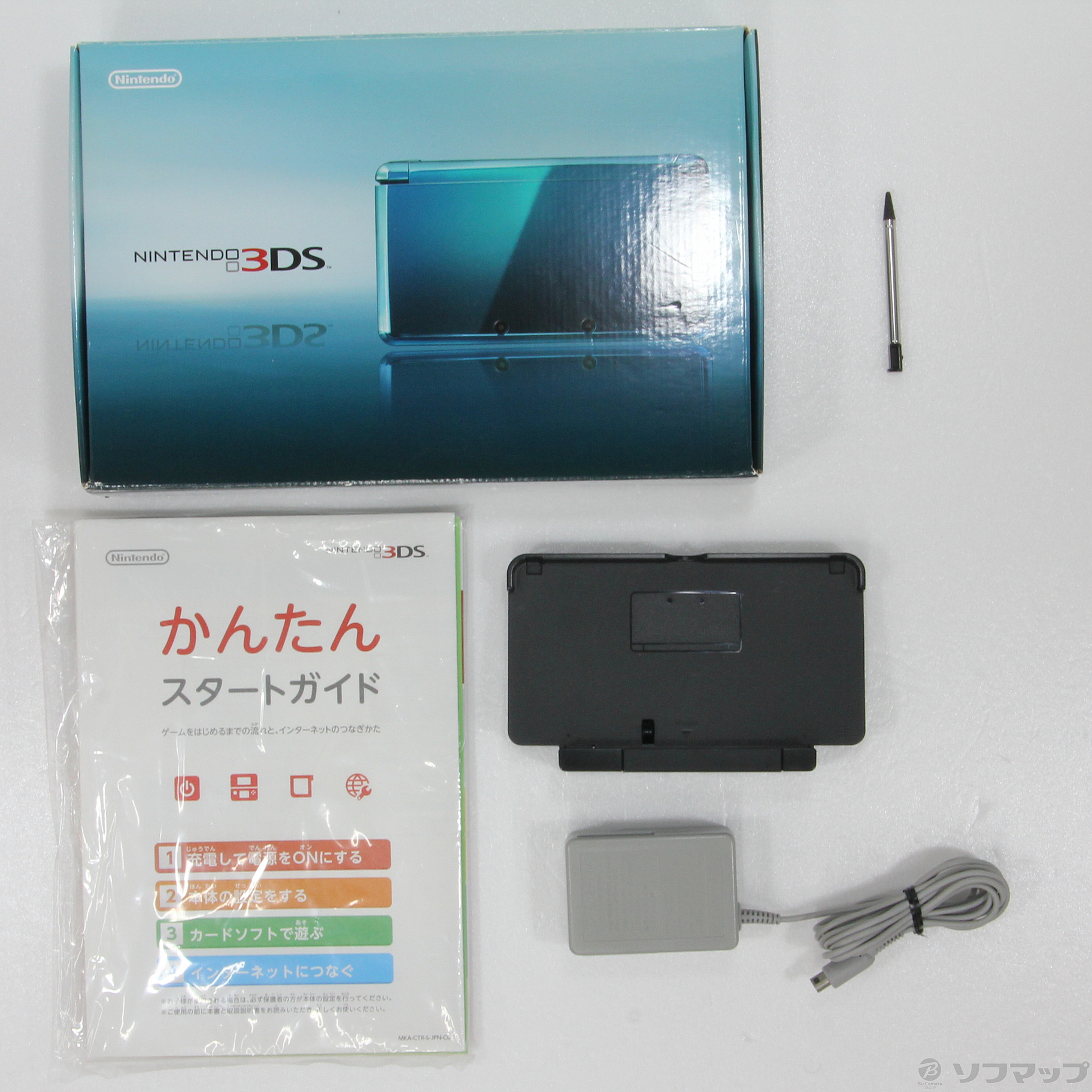 ギフト Z3G002◇動確済◇ ニンテンドー 3DS 本体 アクアブルー