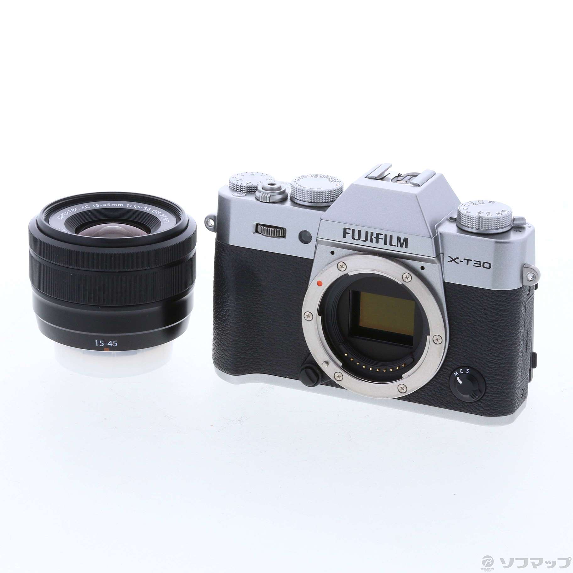 中古】〔展示品〕 X-T30 XC15-45mmレンズキット シルバー ◇09/30(木