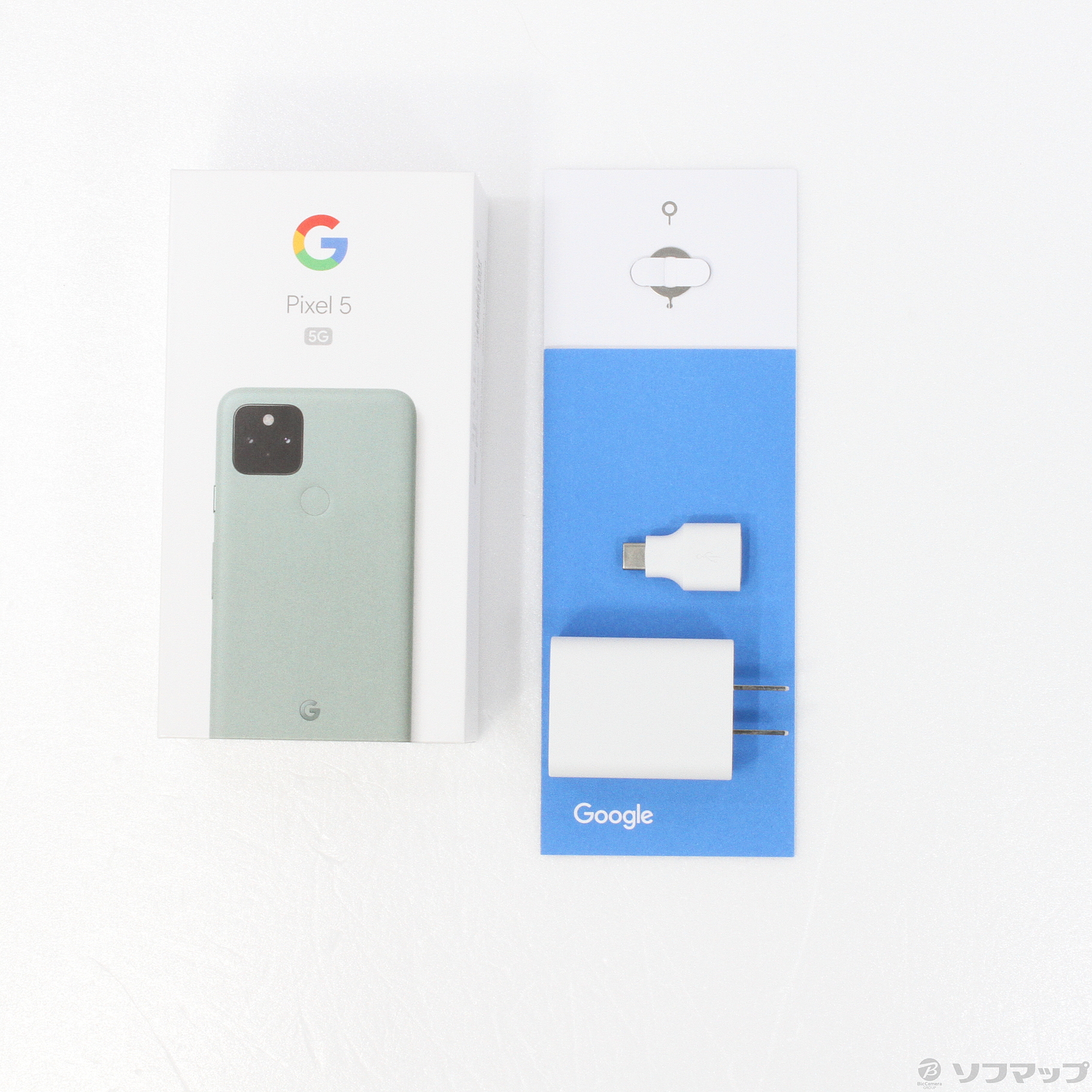 中古】Google Pixel 5 128GB ソータセージ AUGOPIX5 auロック解除SIM  