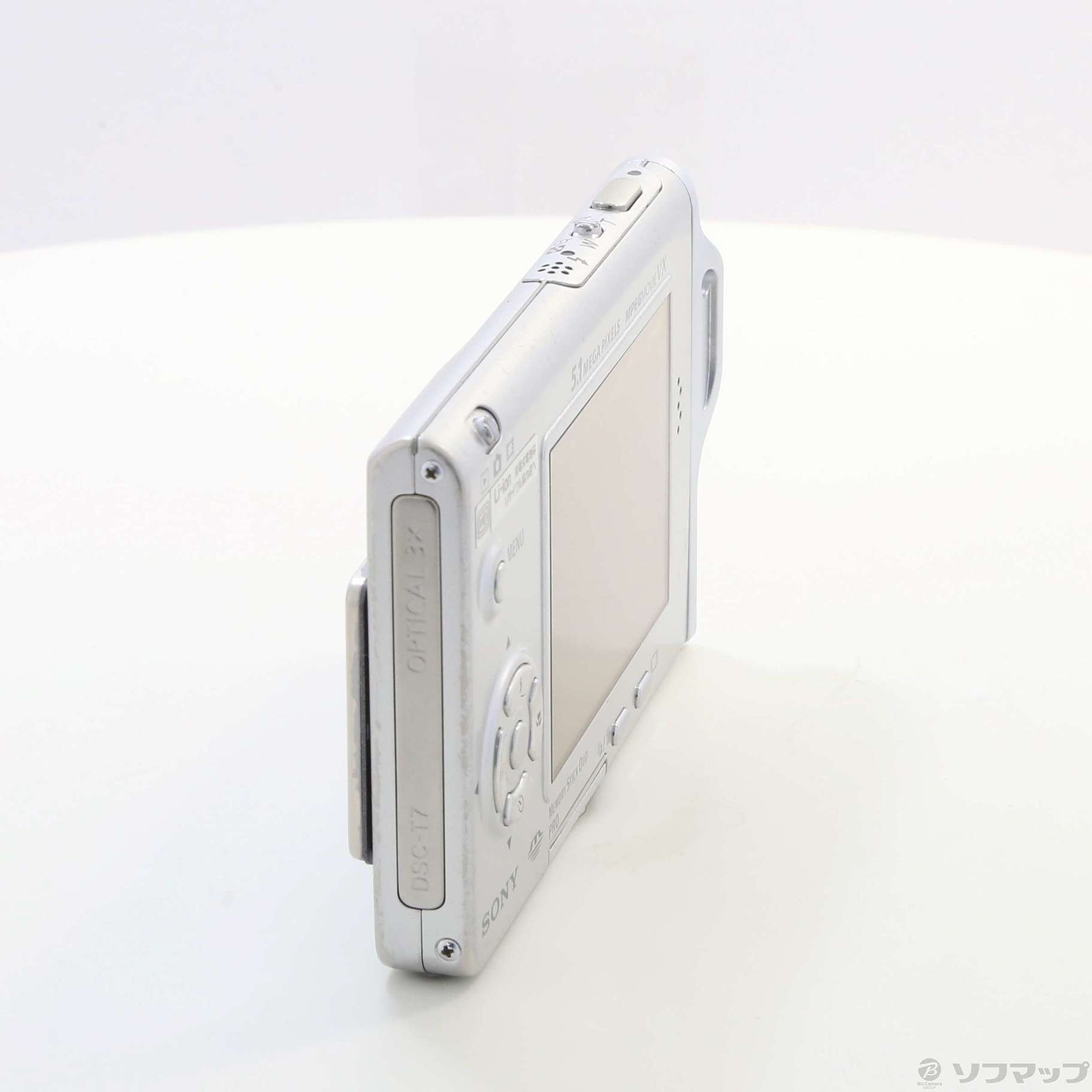 中古】CYBER SHOT DSC-T7 S (510万画素／3倍ズーム／シルバー) [2133034274166] -  法人専用リコレ！|ソフマップの法人専用中古通販サイト