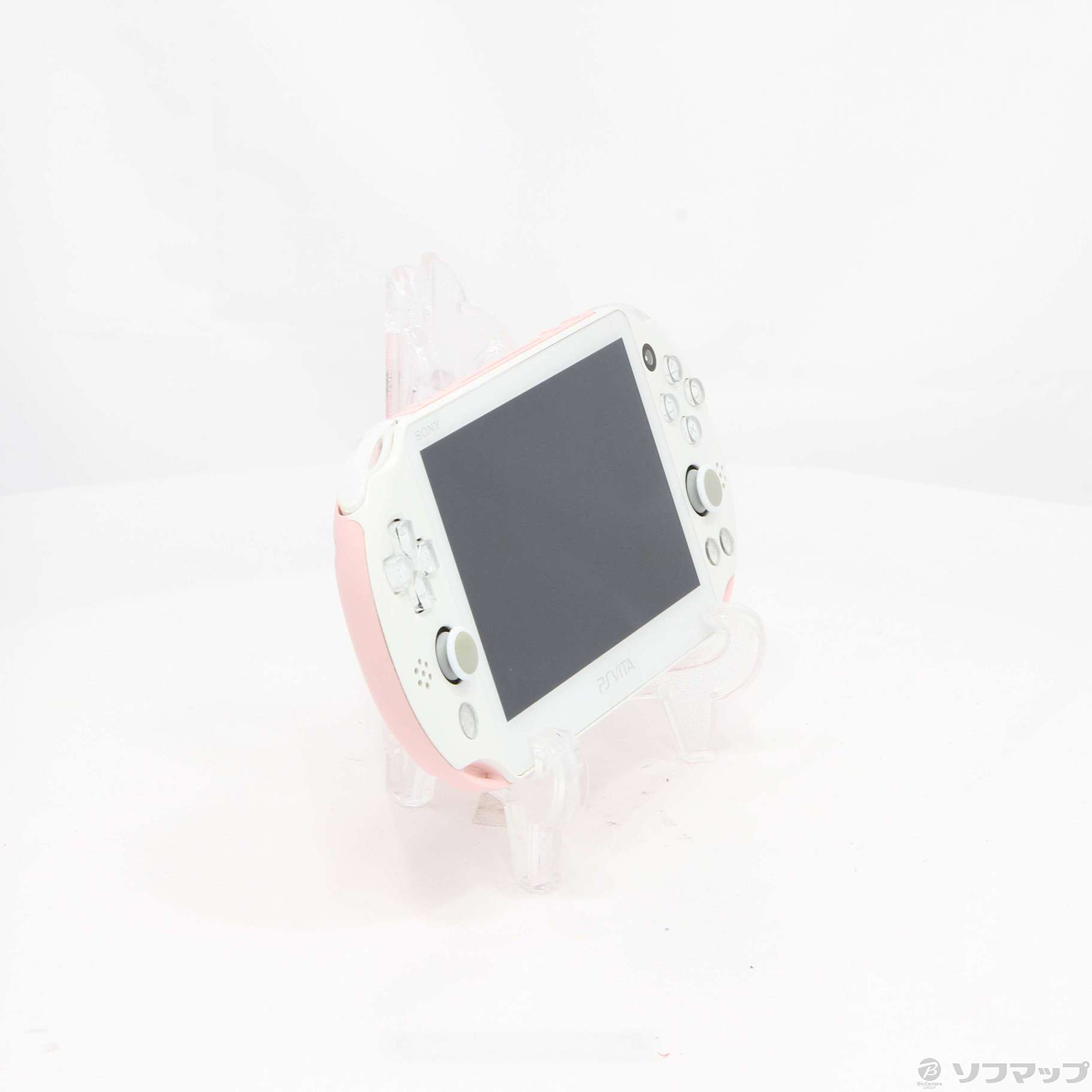中古】PlayStation Vita Wi-Fiモデル ライトピンク／ホワイト