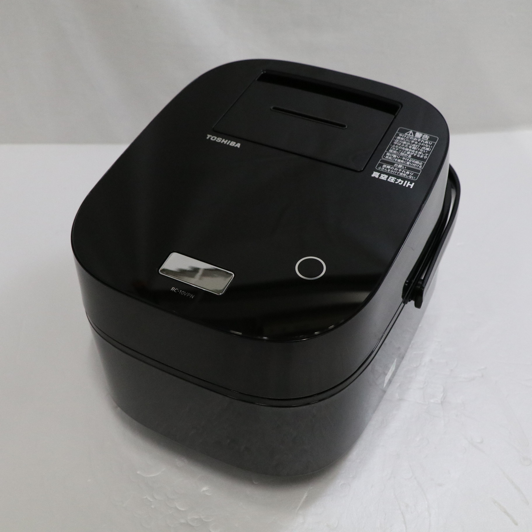 〔展示品〕炊飯器 合わせ炊き グランブラック RC-10VPN-K ［圧力IH ／5.5合］