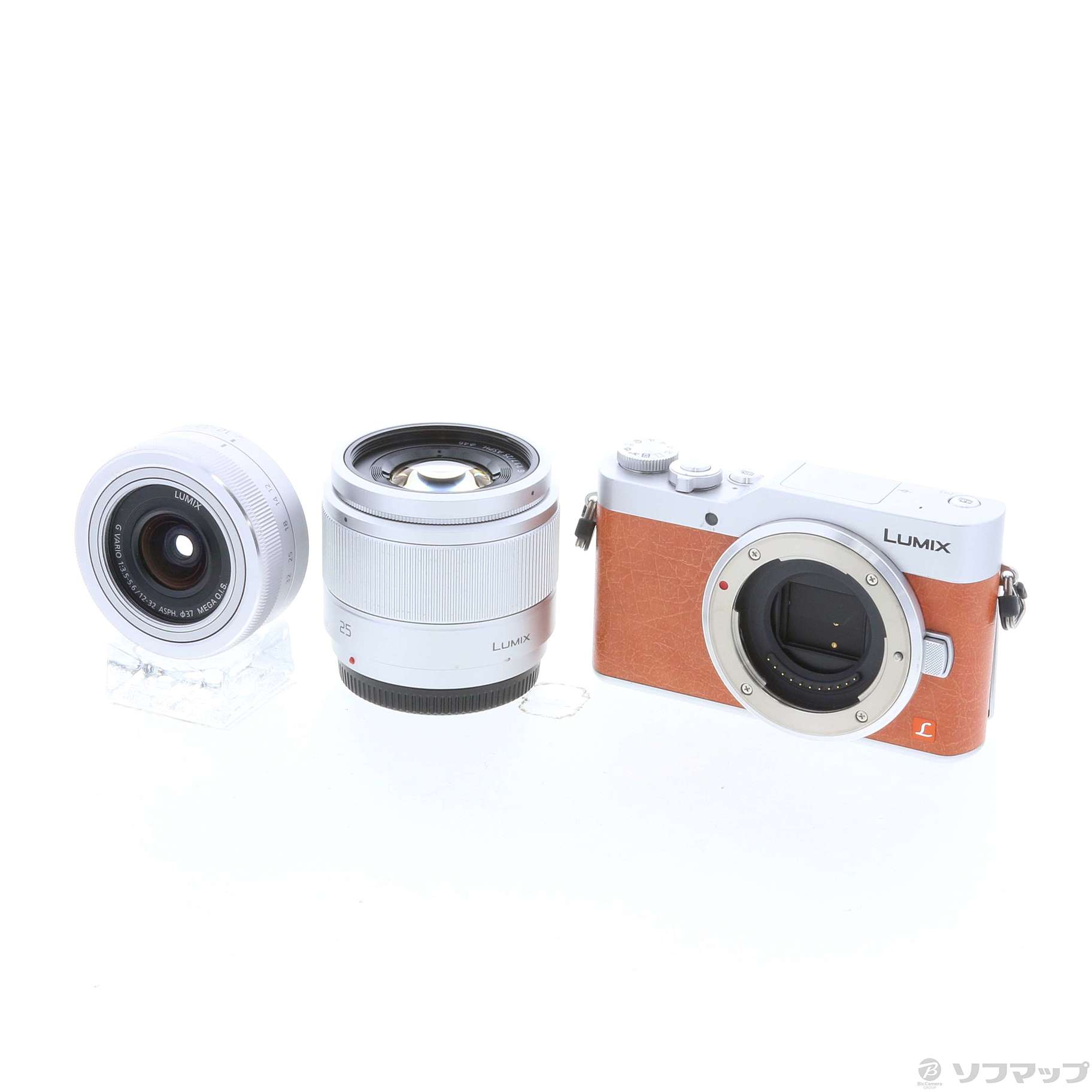 中古】LUMIX DC-GF9W-D ダブルレンズキット オレンジ ◇10/28(木