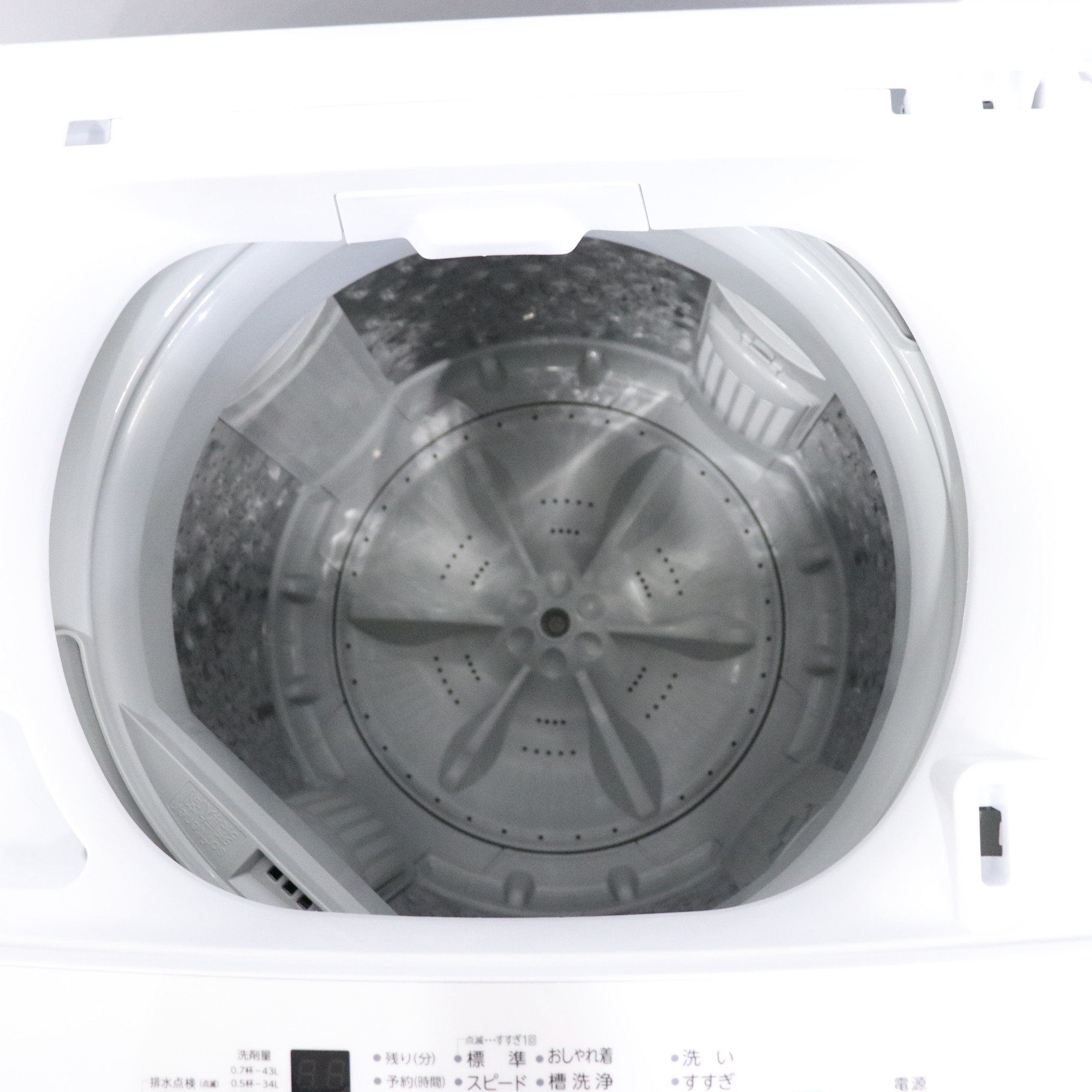 〔展示品〕全自動洗濯機 ピュアホワイト AW-45M9-W ［洗濯4.5kg ／乾燥機能無 ／上開き］