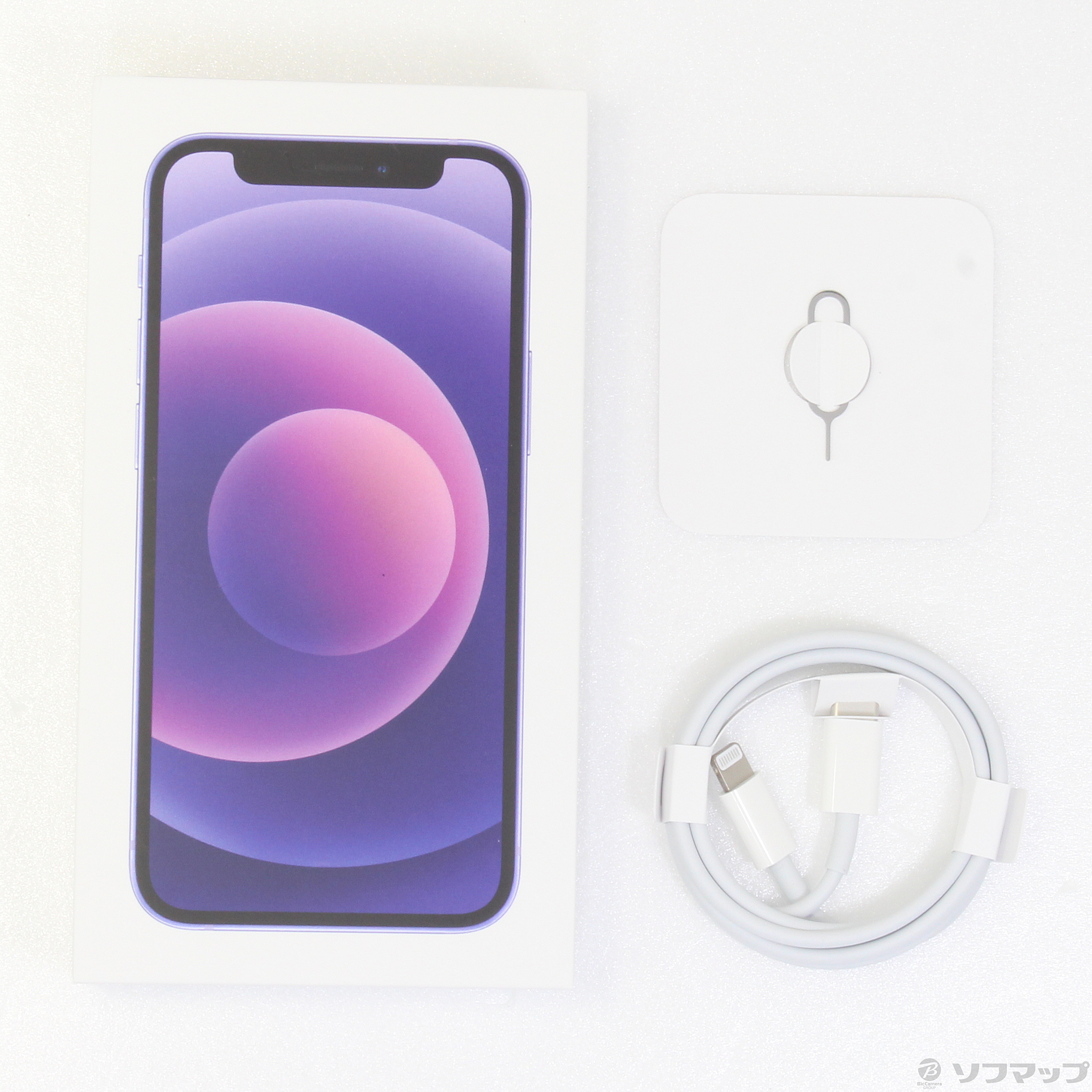 中古】iPhone12 mini 64GB パープル MJQC3J／A SIMフリー ◇09/02(木 