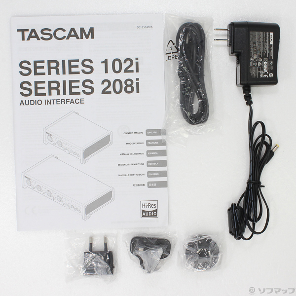 TASCAM ものすごく SERIES 102i オーディオインターフェイス