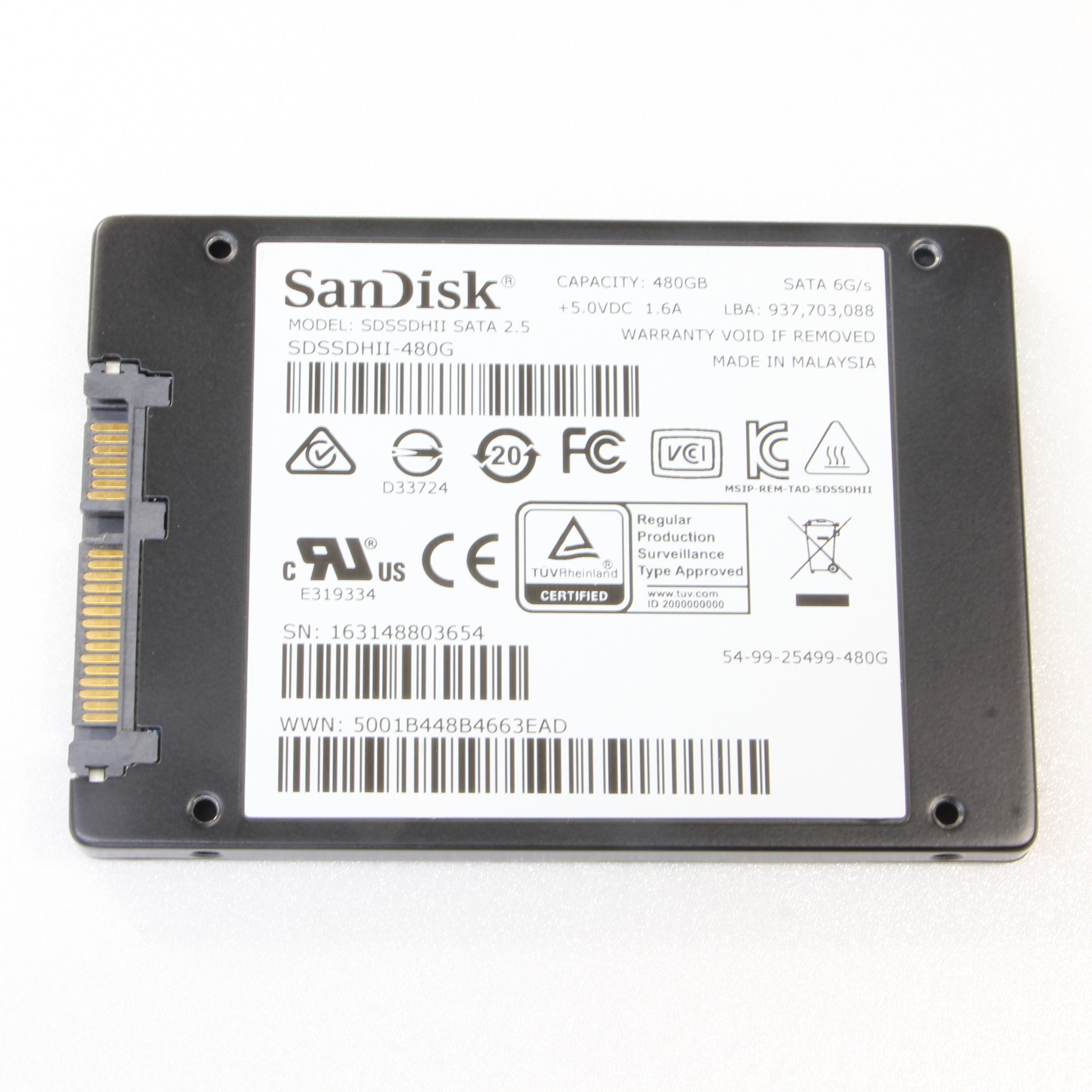 SanDisk SDSSDHII-480G-J26 ソリッドステートドライブ SanDisk SDSSDHII-480G-J26 ソリッドステートドライブ Amazon