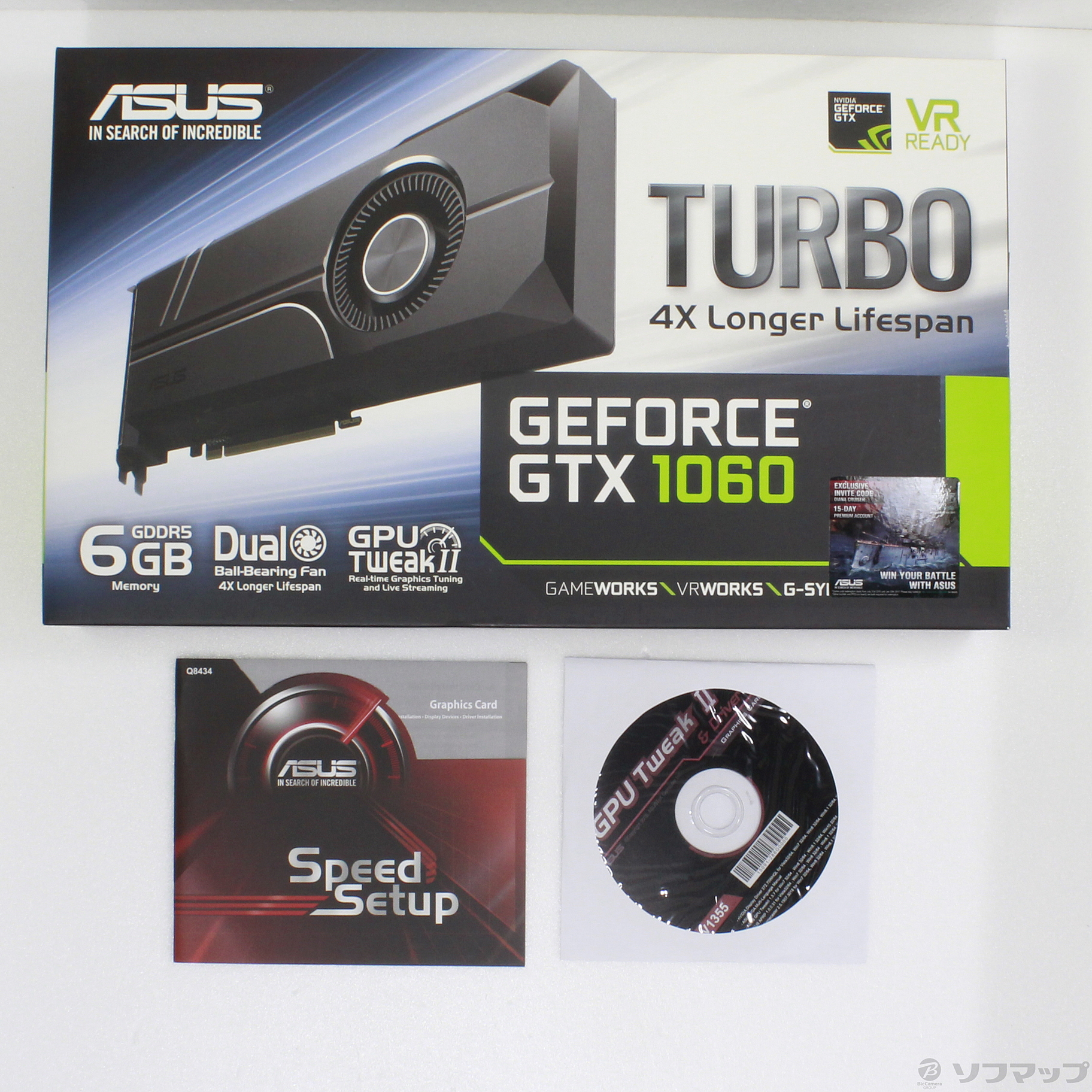 中古】TURBO-GTX1060-6G [PCIExp 6GB] [2133034405911] リコレ！|ソフマップの中古通販サイト
