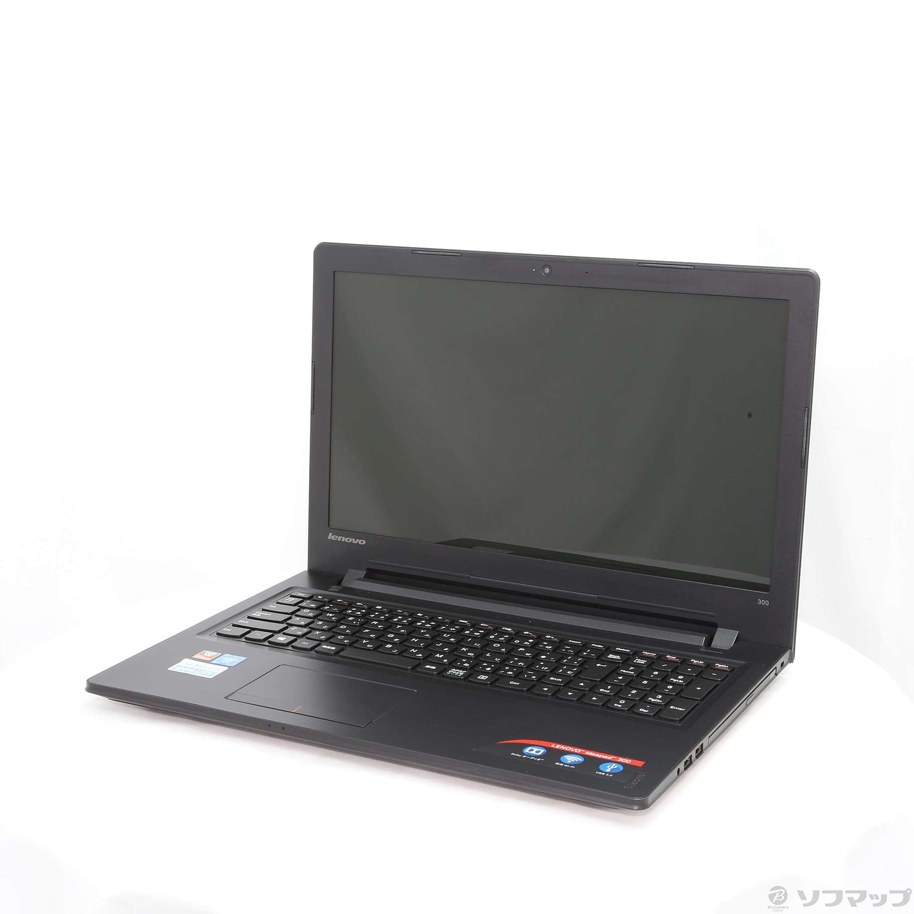 中古】ideapad 300 80M300D7JP エボニーブラック 〔Windows 10
