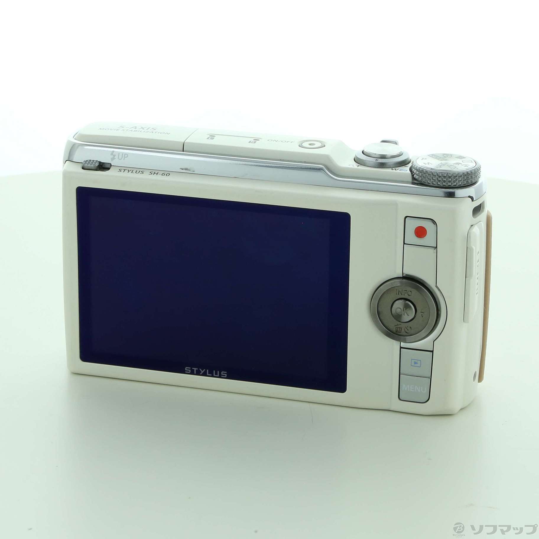 中古】OLYMPUS STYLUS SH-60 ホワイト ◇09/03(金)値下げ