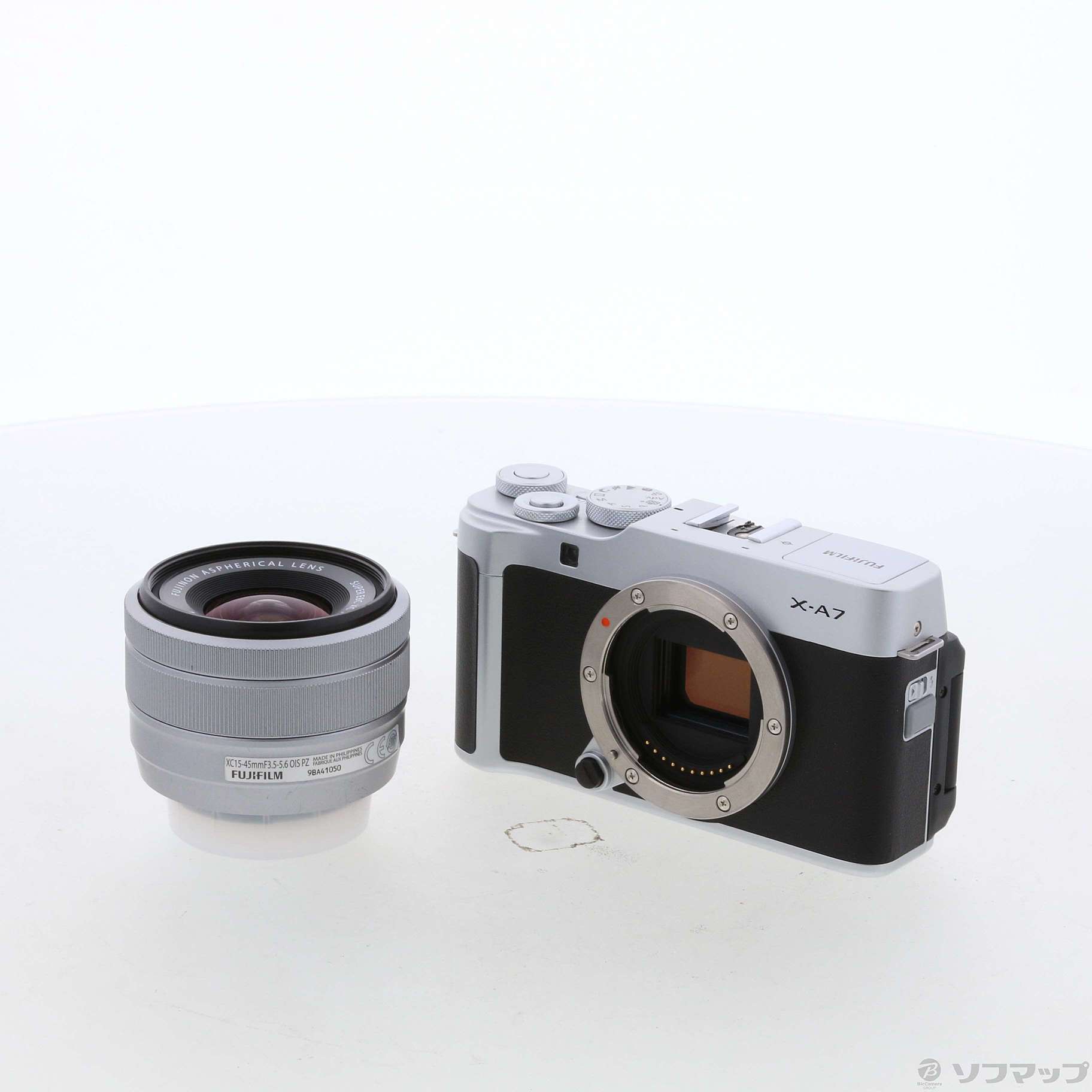 中古】FUJIFILM X-A7 レンズキット F X-A7LK-S シルバー [2133034466233] - リコレ！|ビックカメラグループ  ソフマップの中古通販サイト