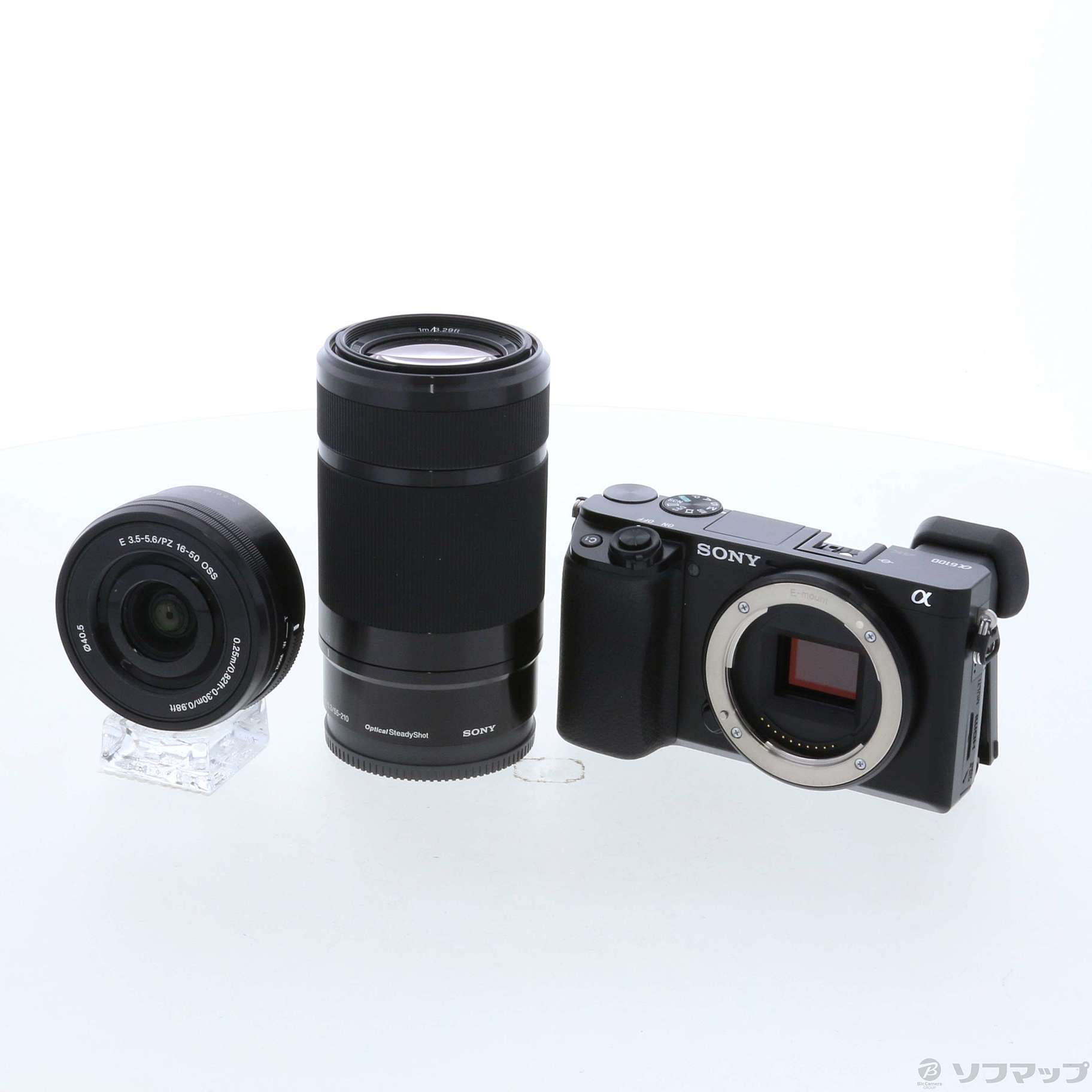 中古】α6100 ダブルズームレンズキット ブラック ◇11/02(火)値下げ