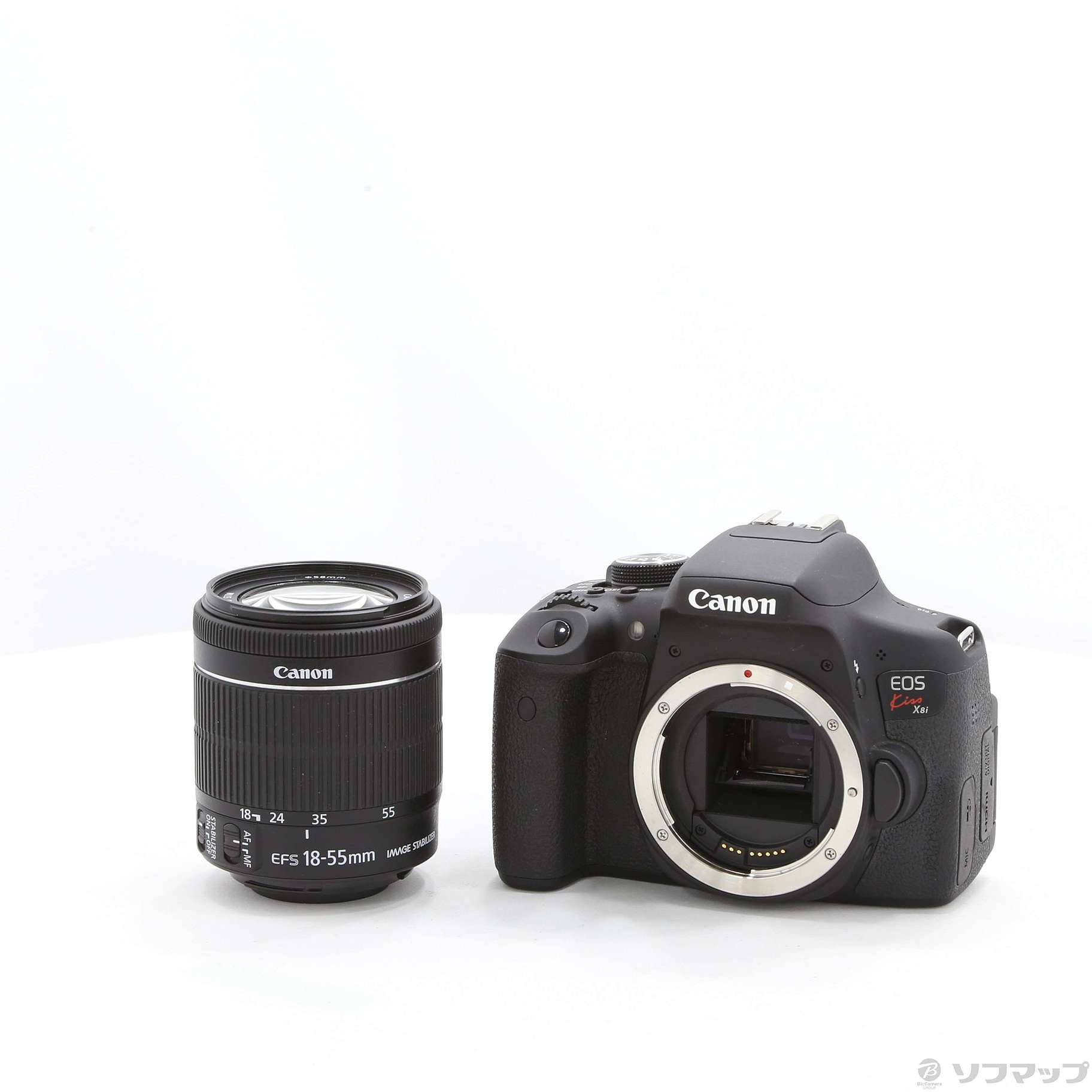 ランキングや新製品 Kiss EOS Canon ショット数1864回 X8i キット 18-55 デジタルカメラ