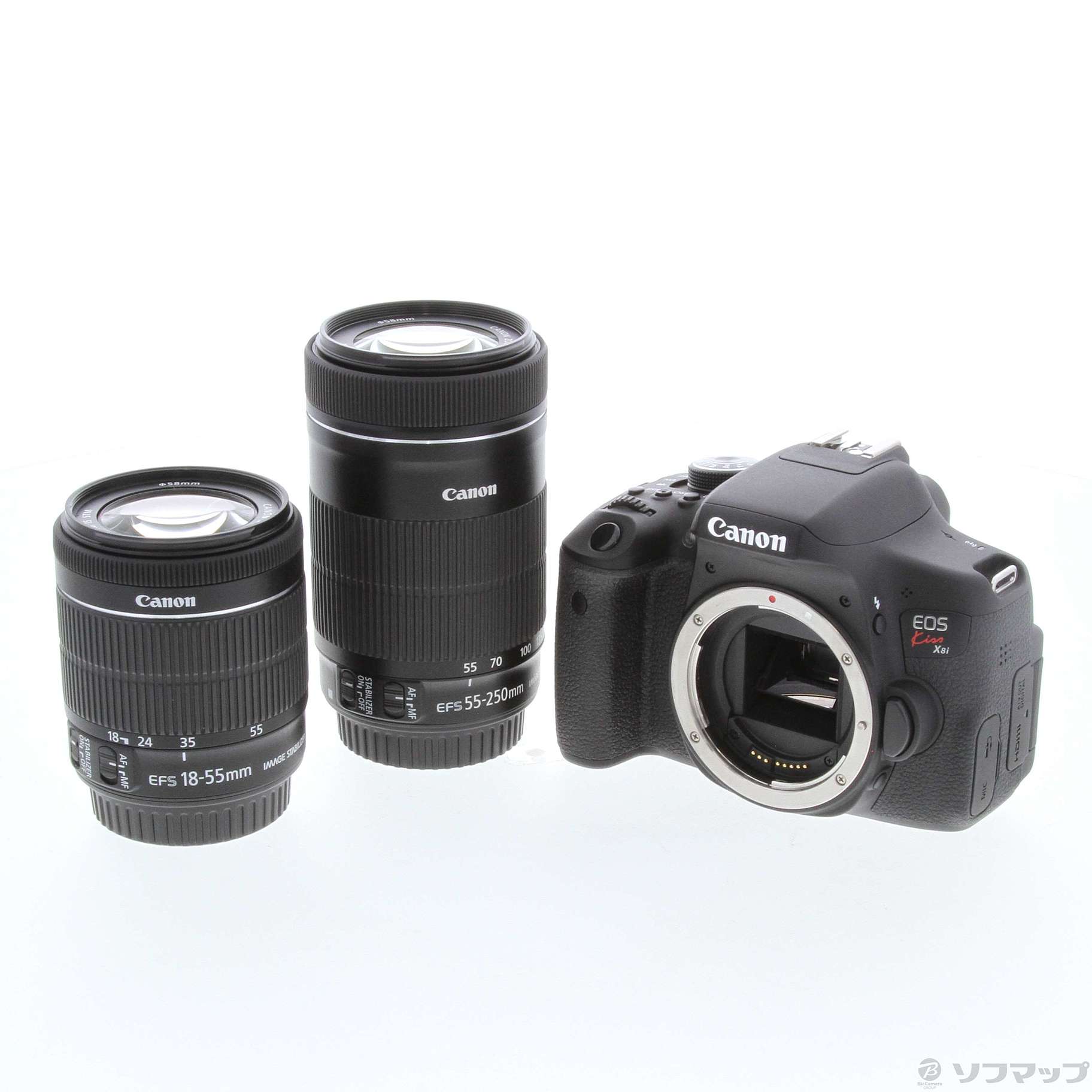 日本代理店正規品 Canon EOS KISS X8i EOS KISS X8I(W) Wズーム