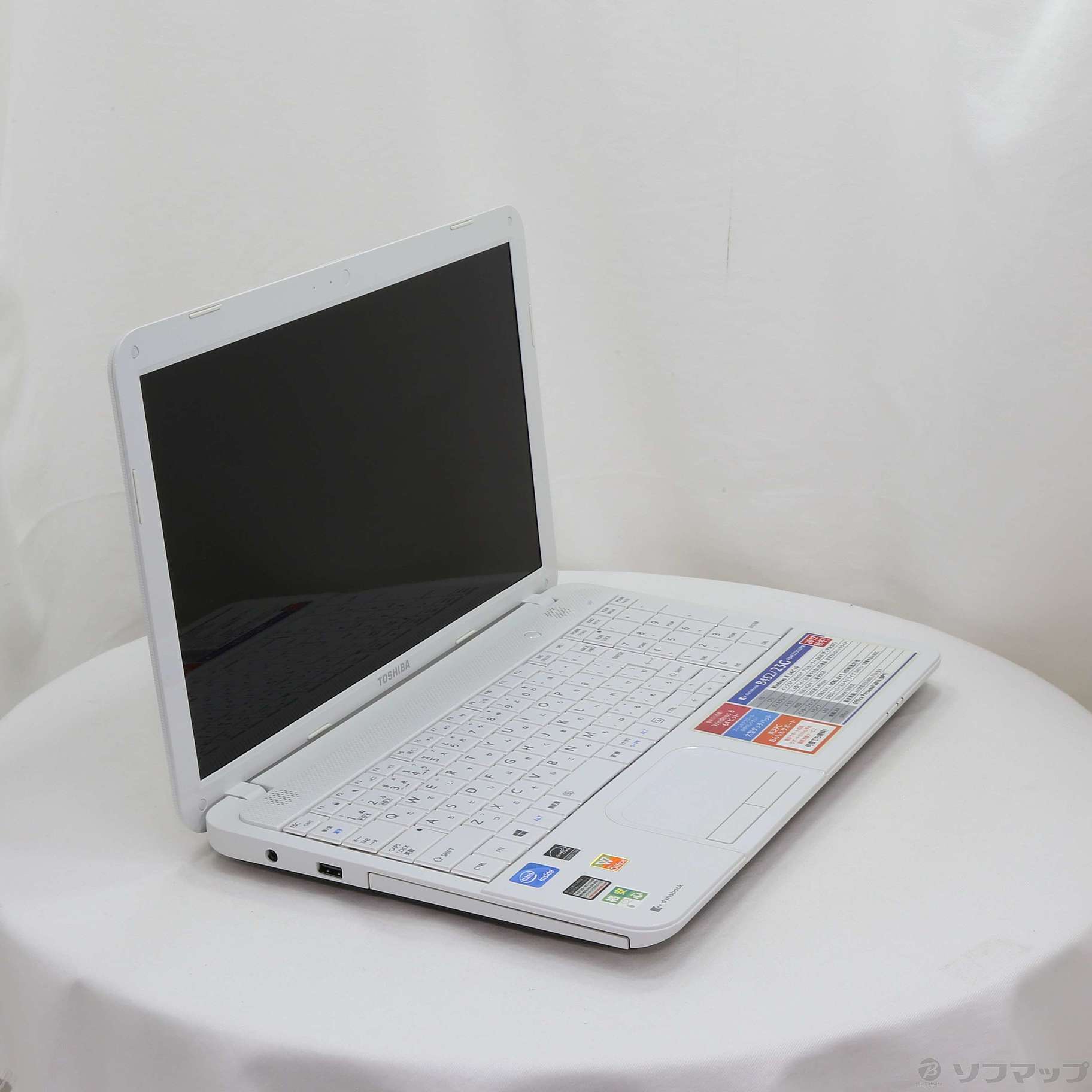 TOSHIBA dynabook B452/23F ホワイト 中古】dynabook B452／23F PB45223FSTW 〔Windows 7〕 〔Office付