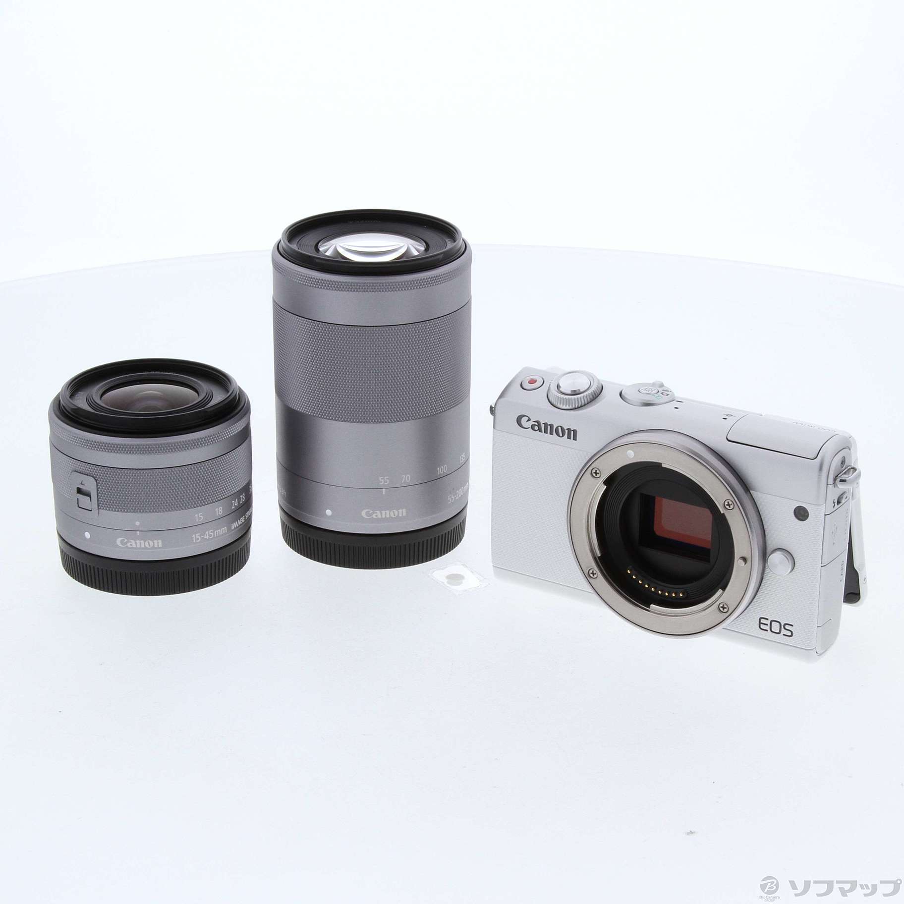 Canon EOS M100 ダブルレンズキット + EF-M 55-200