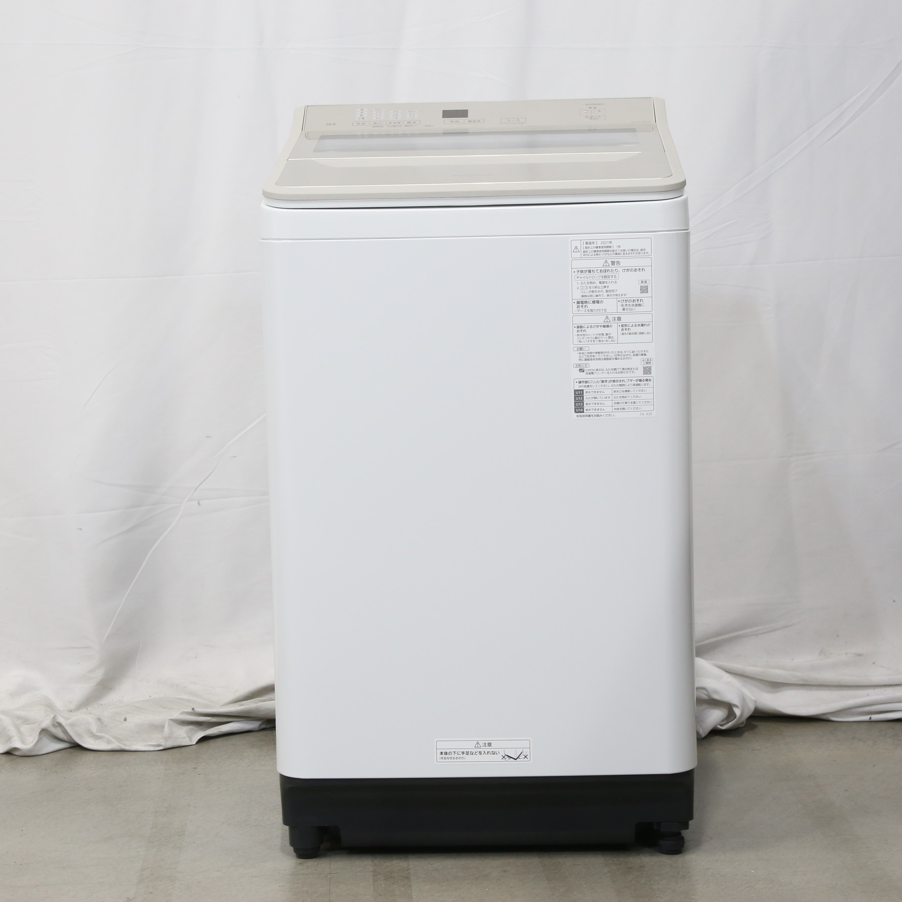 中古】〔展示品〕 全自動洗濯機 FAシリーズ シャンパン NA-FA100H9-N ...