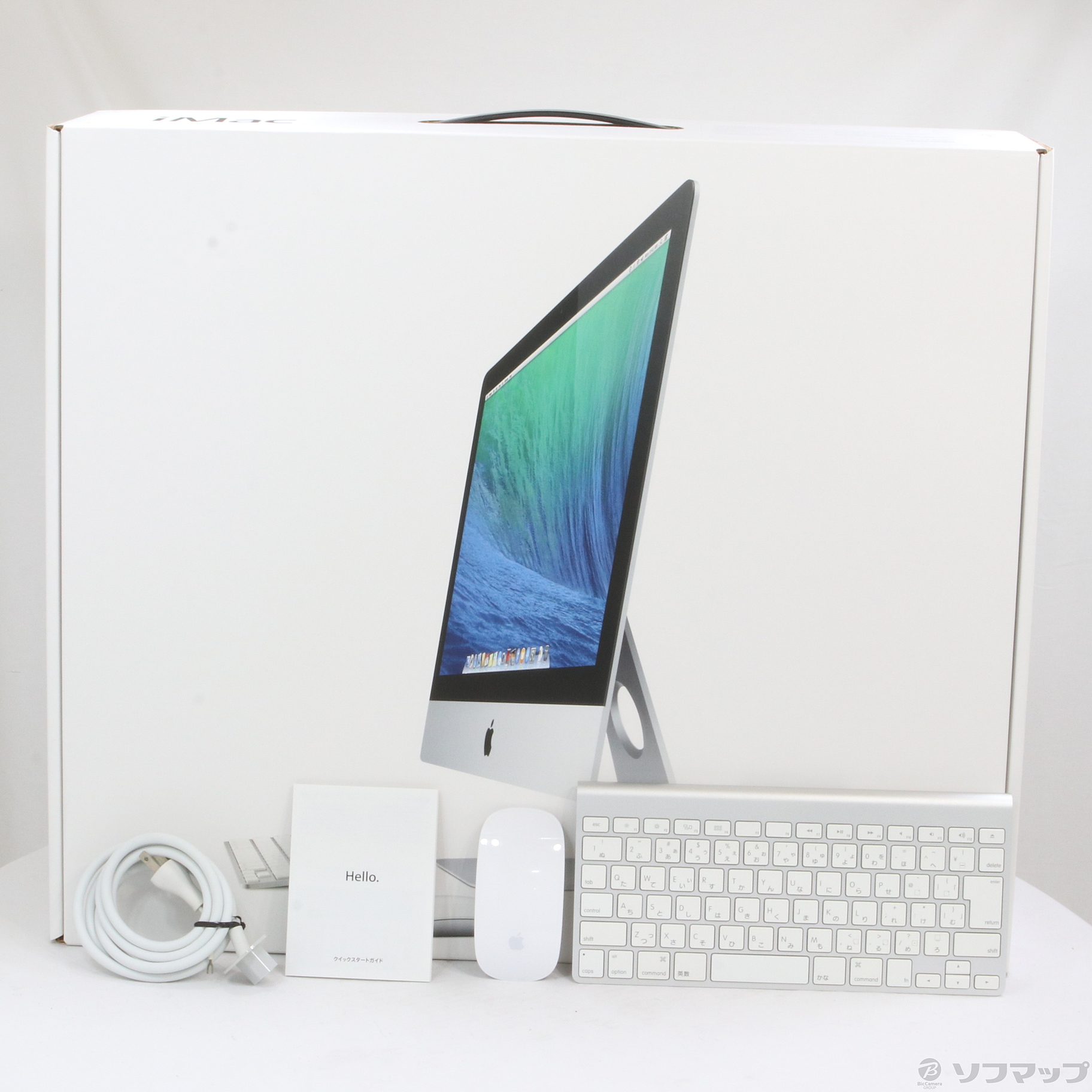 中古】iMac 21.5-inch Mid 2014 MF883J／A Core_i5 1.4GHz 8GB