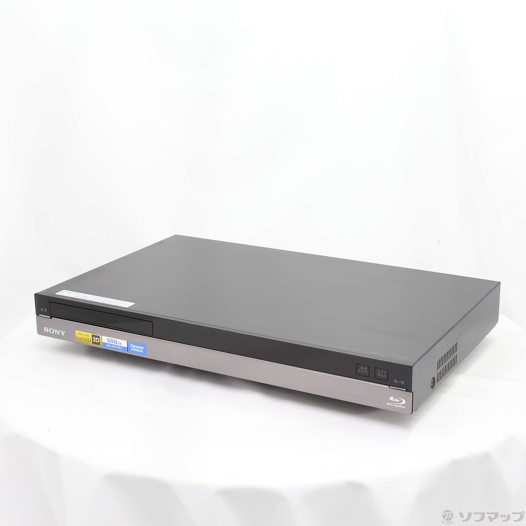 SONY ブルーレイディスクレコーダー BDZ-AT770T 500GB リモコンなし