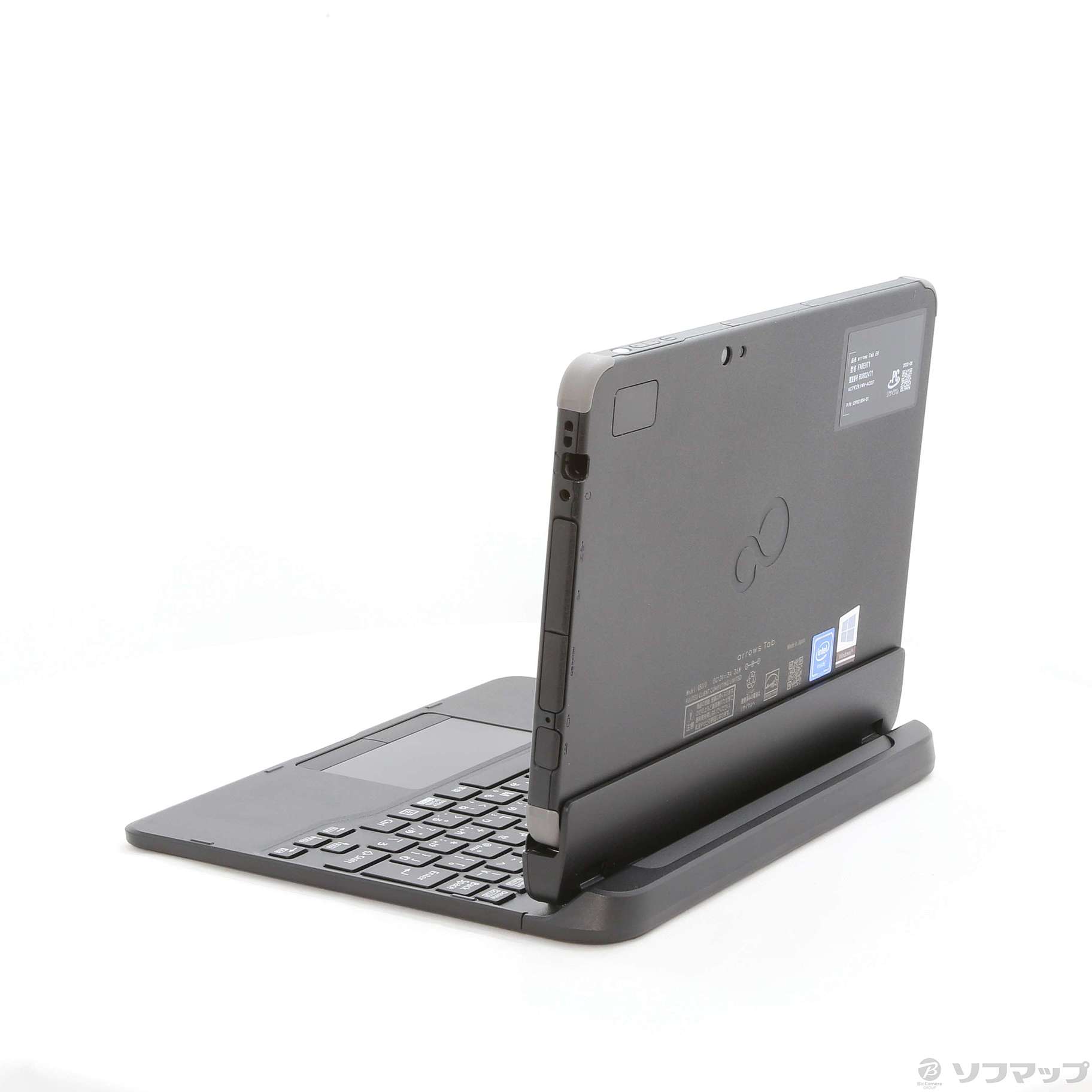 中古】〔展示品〕 ARROWS Tab EH FAREHT1 ブラック 〔Windows 10